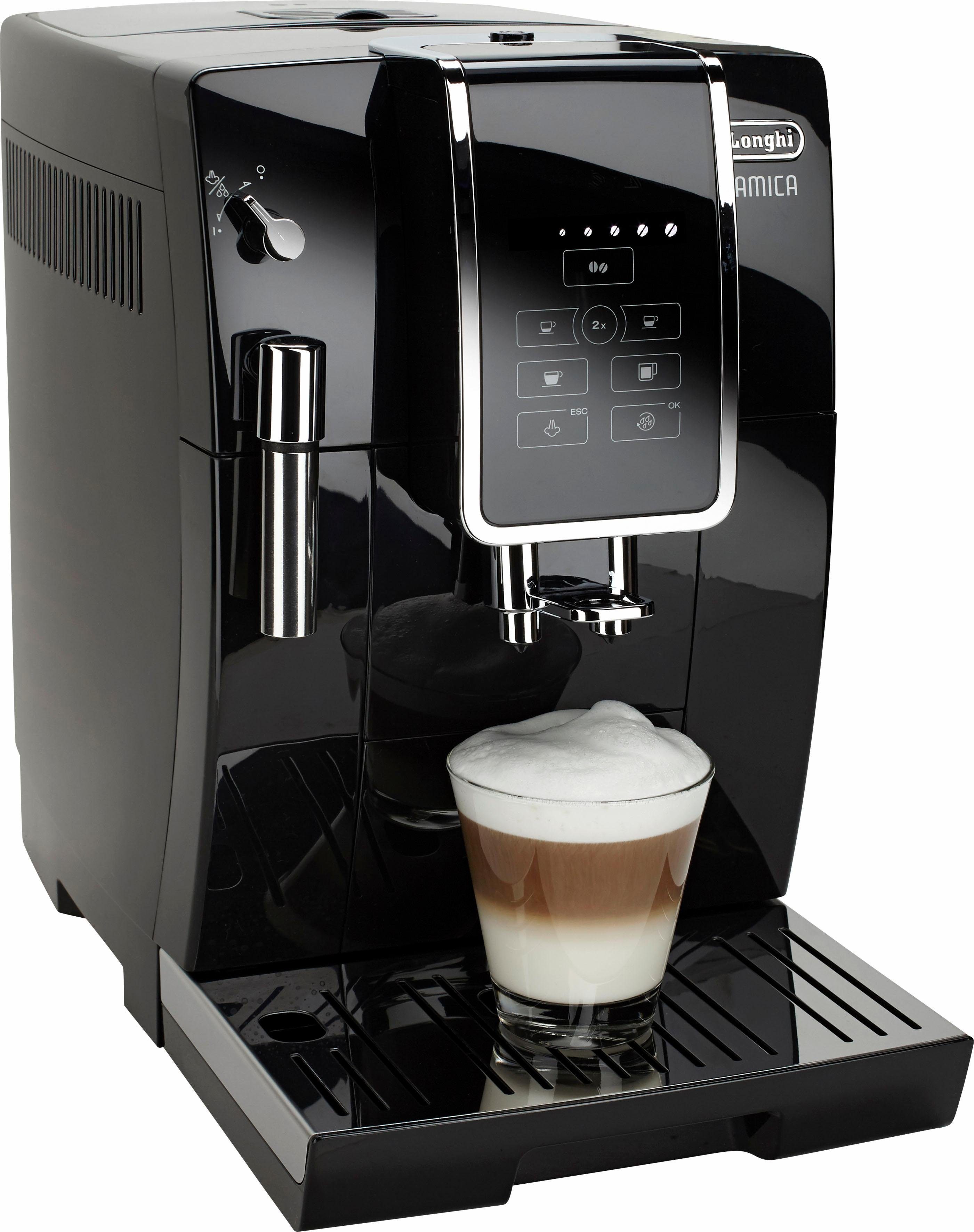 De'Longhi Volautomatisch koffiezetapparaat Dinamica ECAM 358.15.B, Sensor-bedieningspaneel met geïllumineerde snelkeuzetoetsen