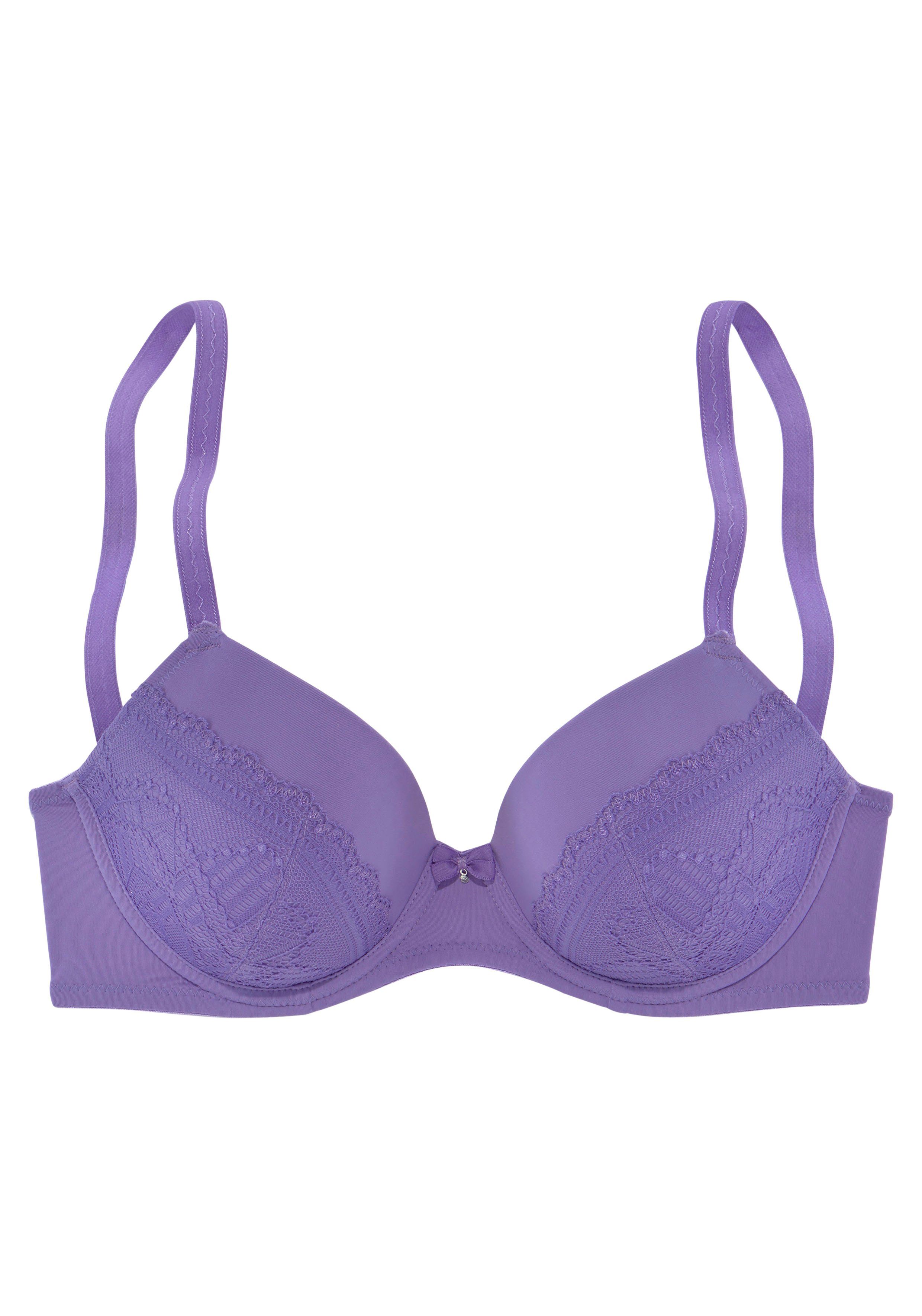 Lascana Bh met steuncups TIZIANA met naadloze cups en fijn kant, lingerie