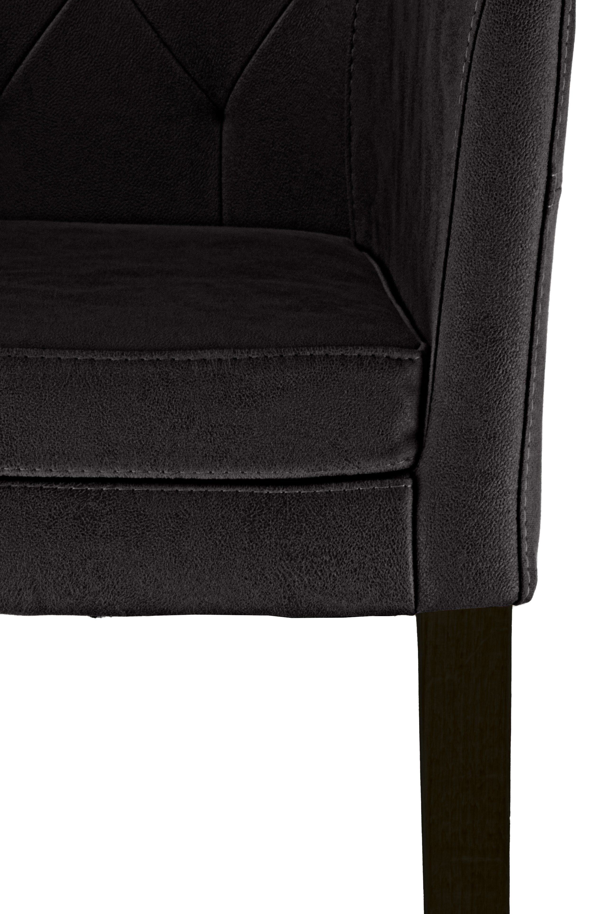Home affaire Stoel met armleuningen Colorado Frame van massief hout (1 stuk)