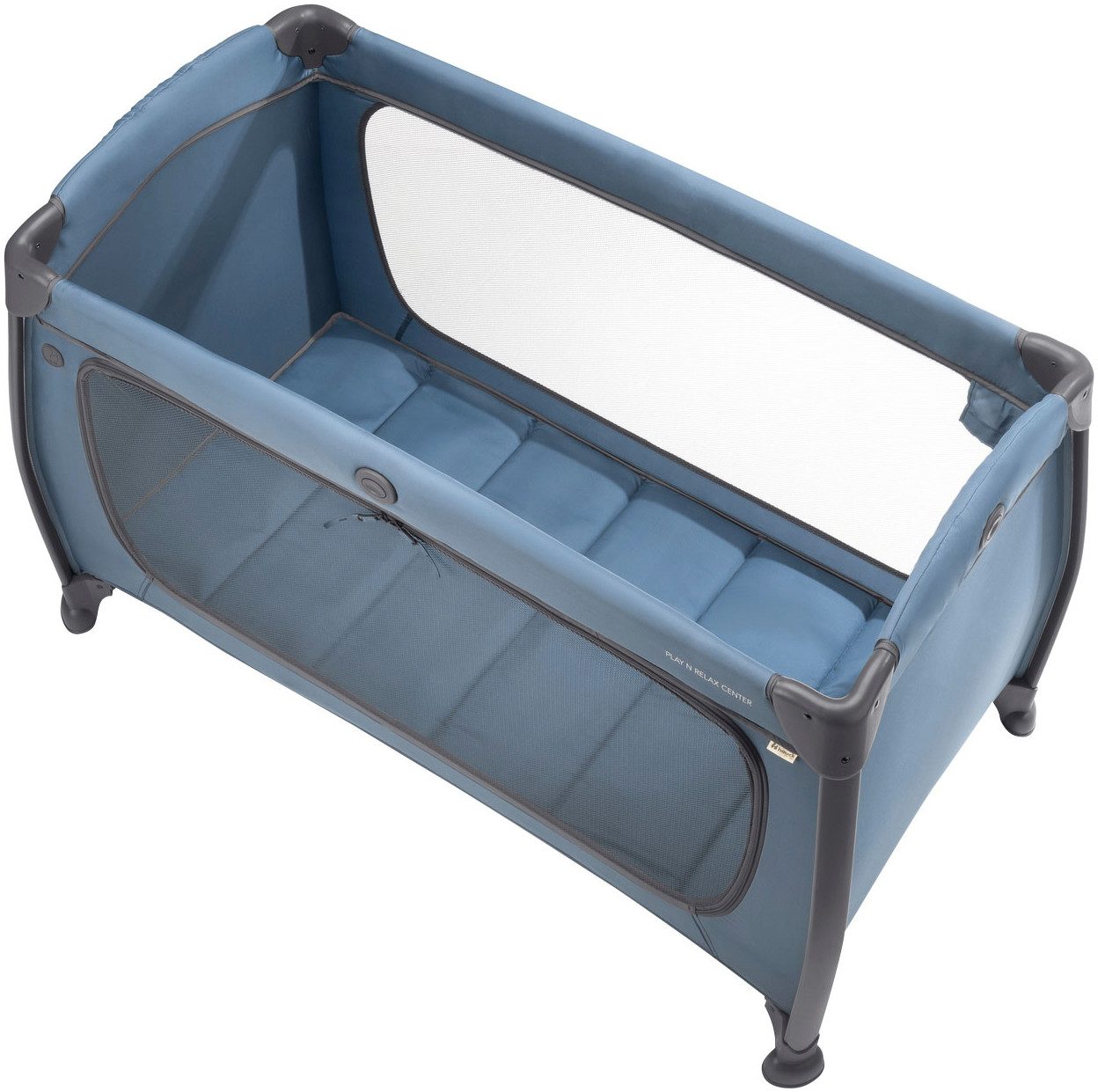 Hauck Baby-campingbed Play N Relax Center, dark blue inclusief newborn-inzet, verschoonruimte, uitgang, wielen