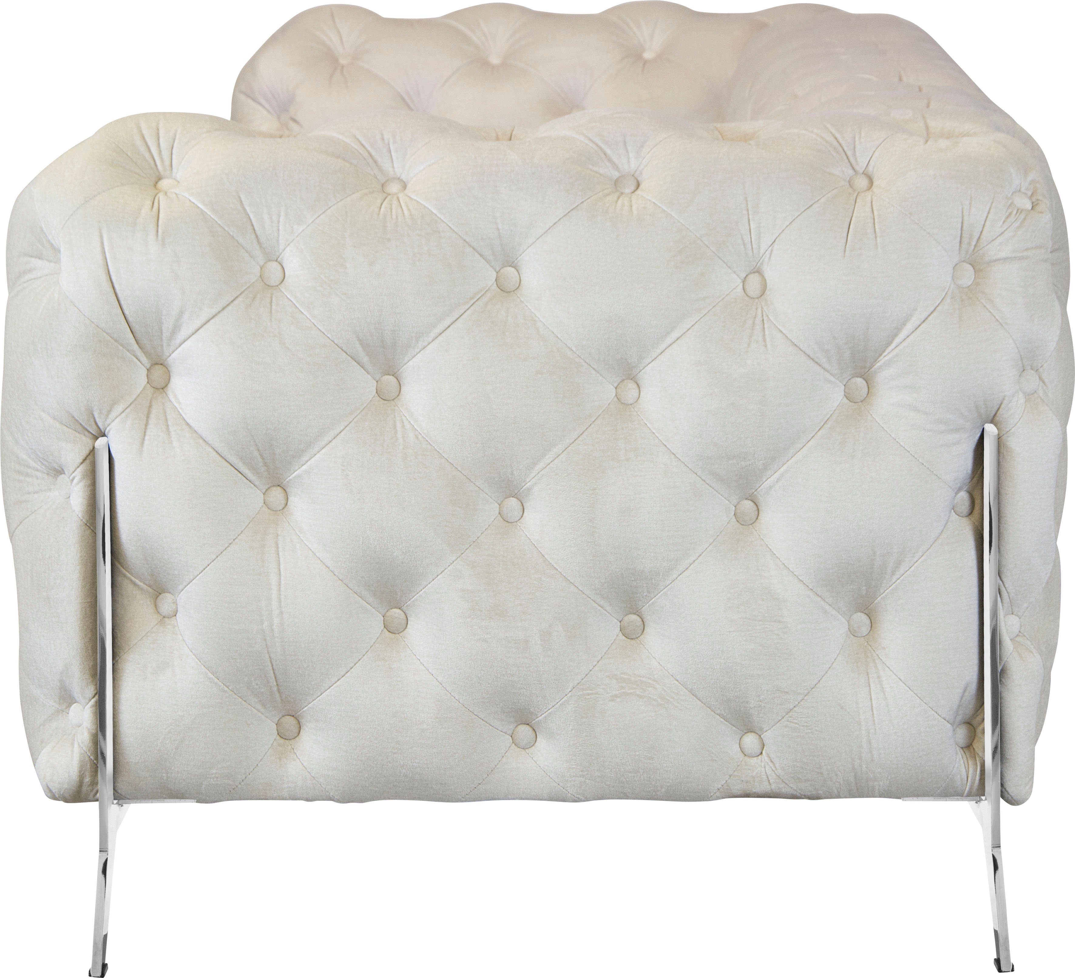 Leonique Chesterfield-bank Amaury luxueuze capitonnage, moderne chesterfield look, kleur van de poten ter keuze