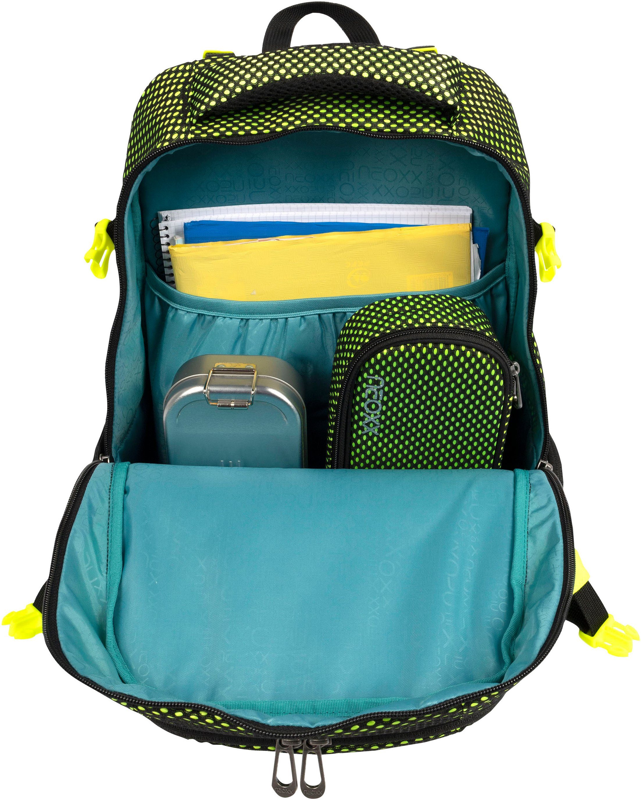 neoxx Schoolrugzak Active Pro, All about Neon