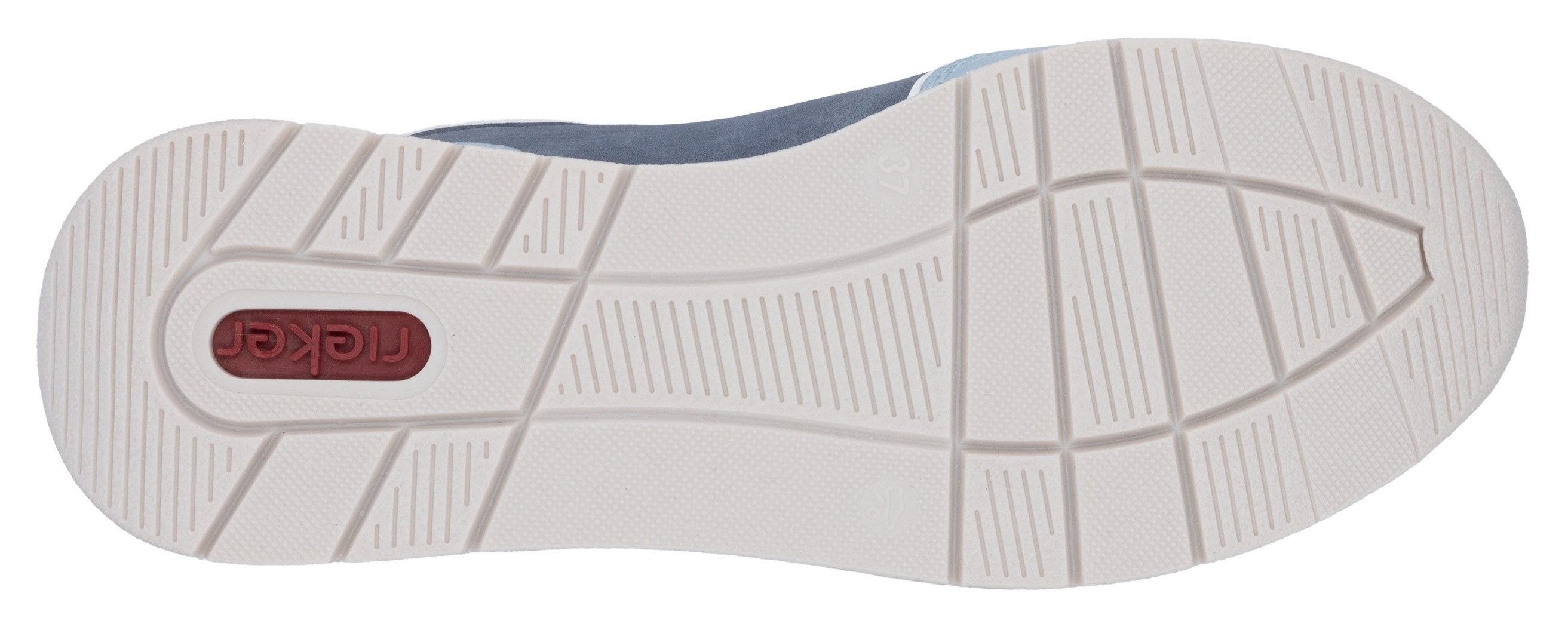 Rieker Slip-on sneakers , instapschoen, lage schoen, vrijetijdsschoen met zachte schacht
