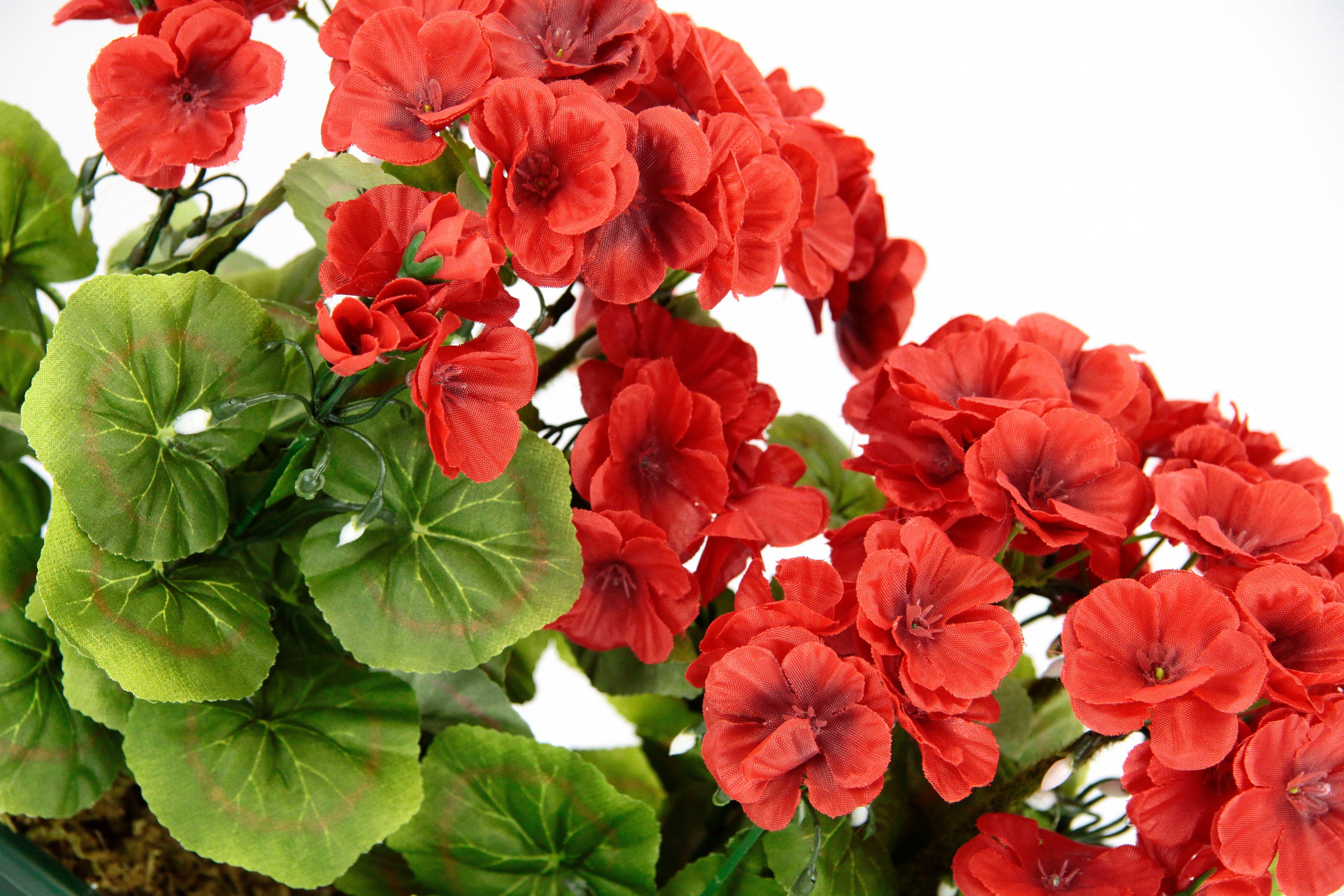my home Kunstbloem Geranium Kunstgeraniums (2 stuks)