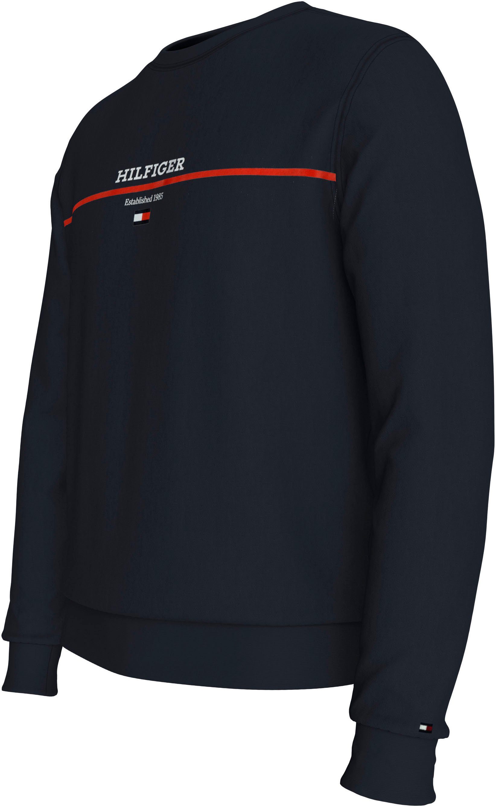 Tommy Hilfiger Sweatshirt HILFIGER STRIPE TERRY SWEATSHIRT