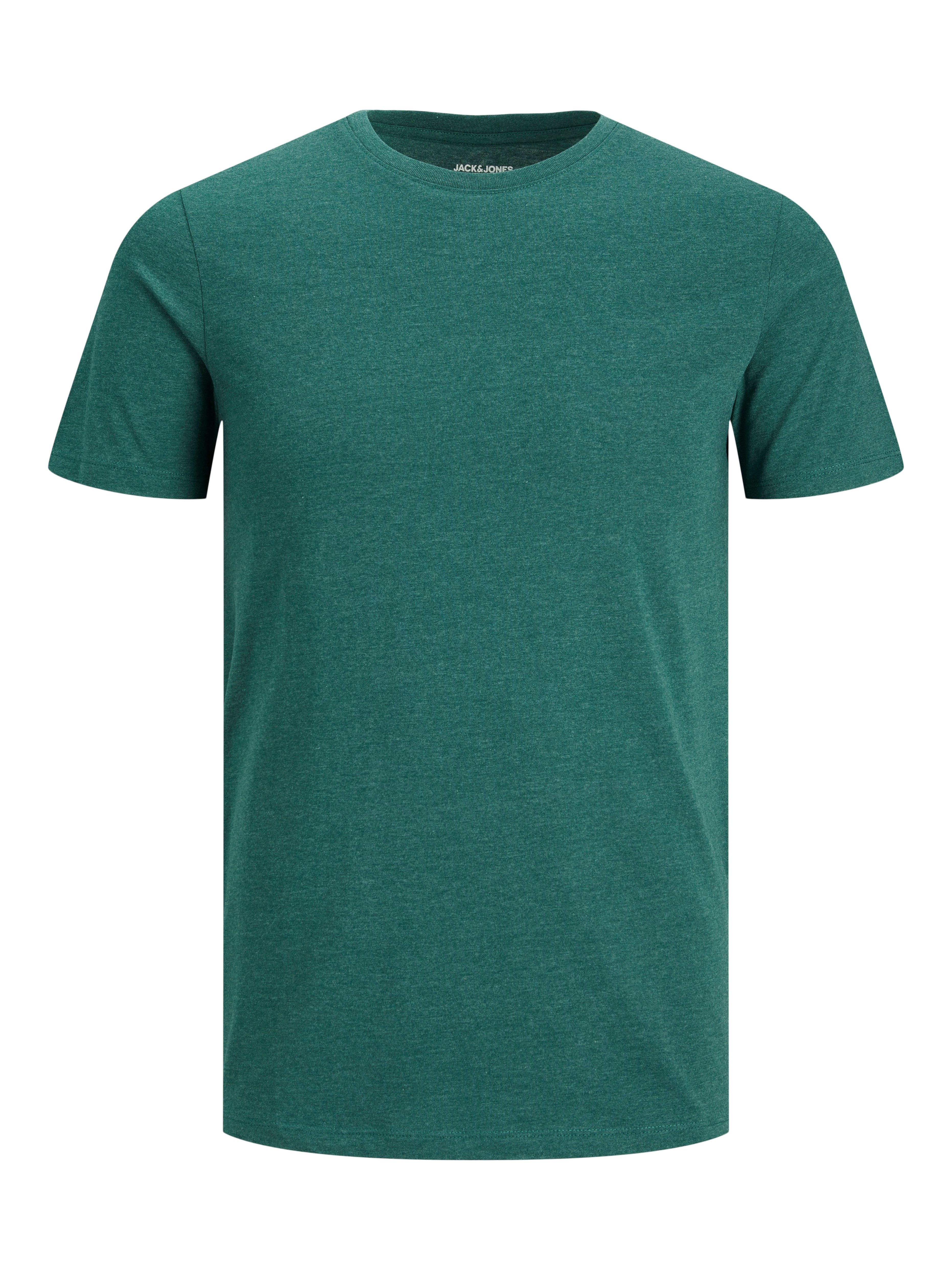 Jack & Jones PlusSize Shirt met ronde hals JJEORGANIC MEL TEE SS O-NECK NOOS PLS