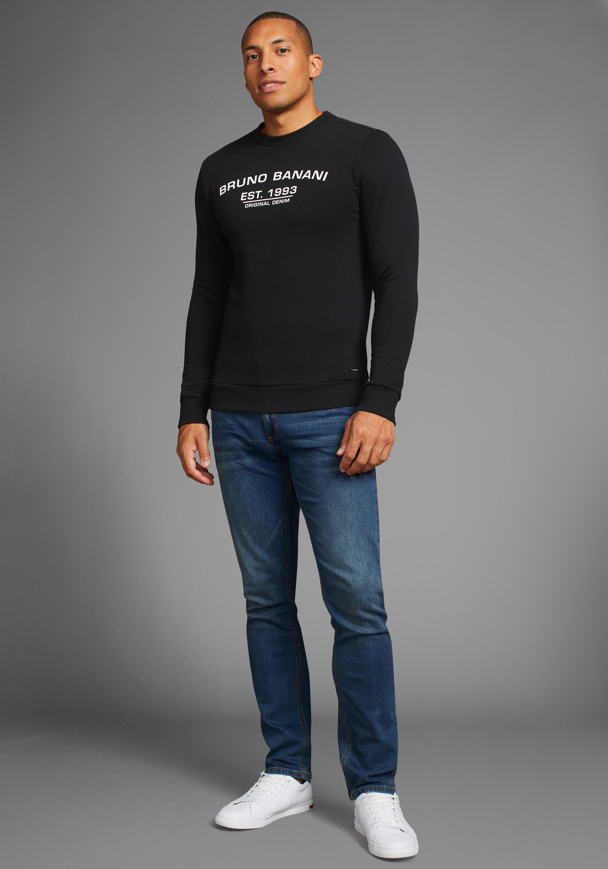 Bruno Banani Sweatshirt met logoprint - nieuwe collectie