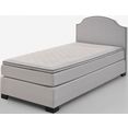 atlantic home collection boxspring incl. topmatras wit