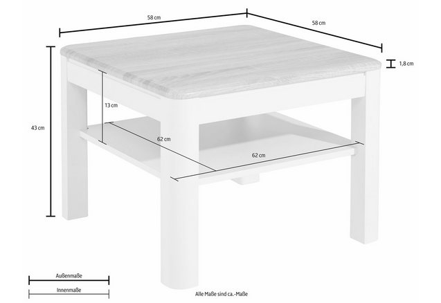 Salontafel, vierkant Salontafel, vierkant