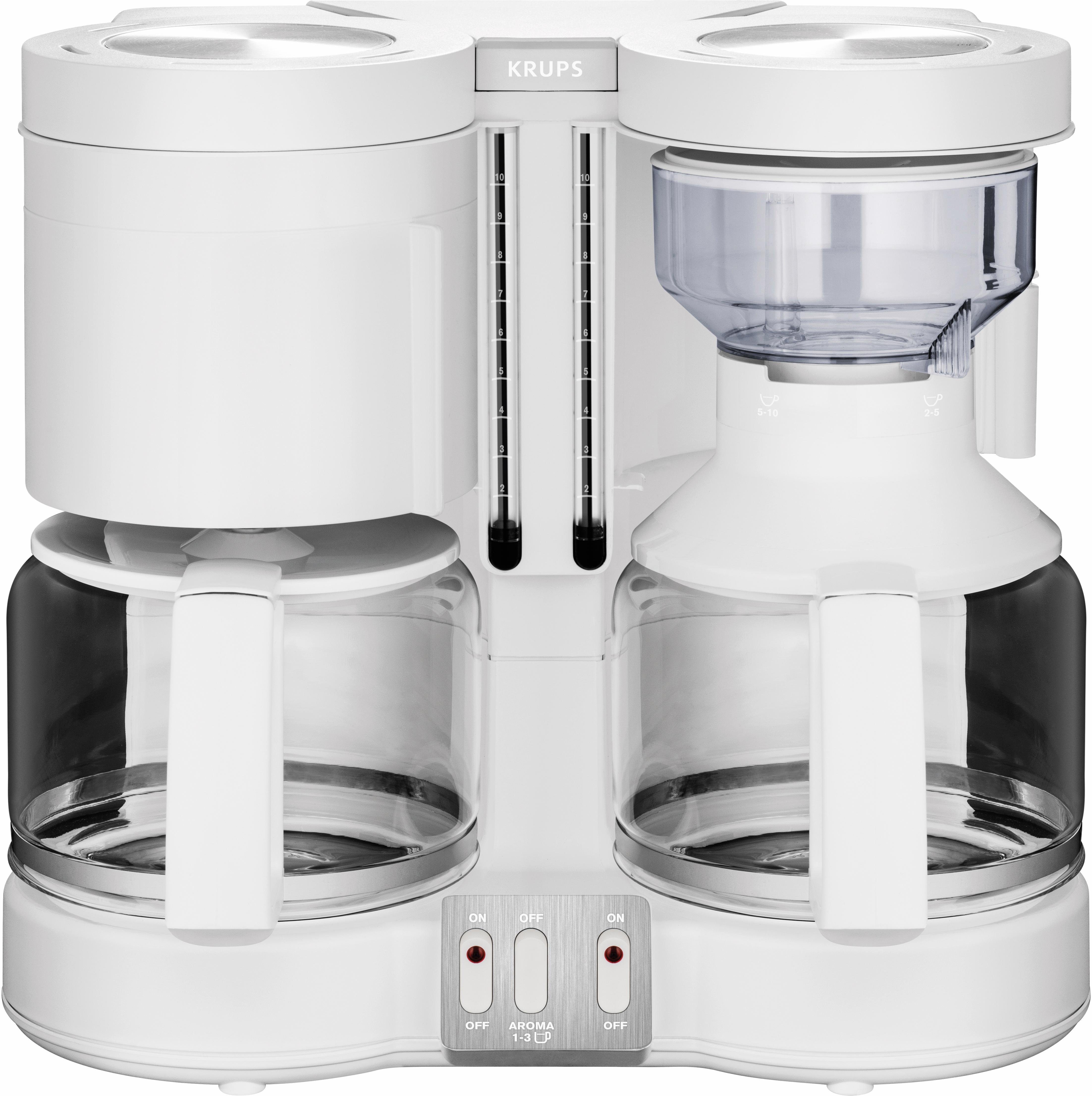 pik Afgrond Mechanica Krups Filterkoffieapparaat Duothek Plus KM8501, 1 l, Combi-automaat voor  koffie en thee bestellen bij | OTTO