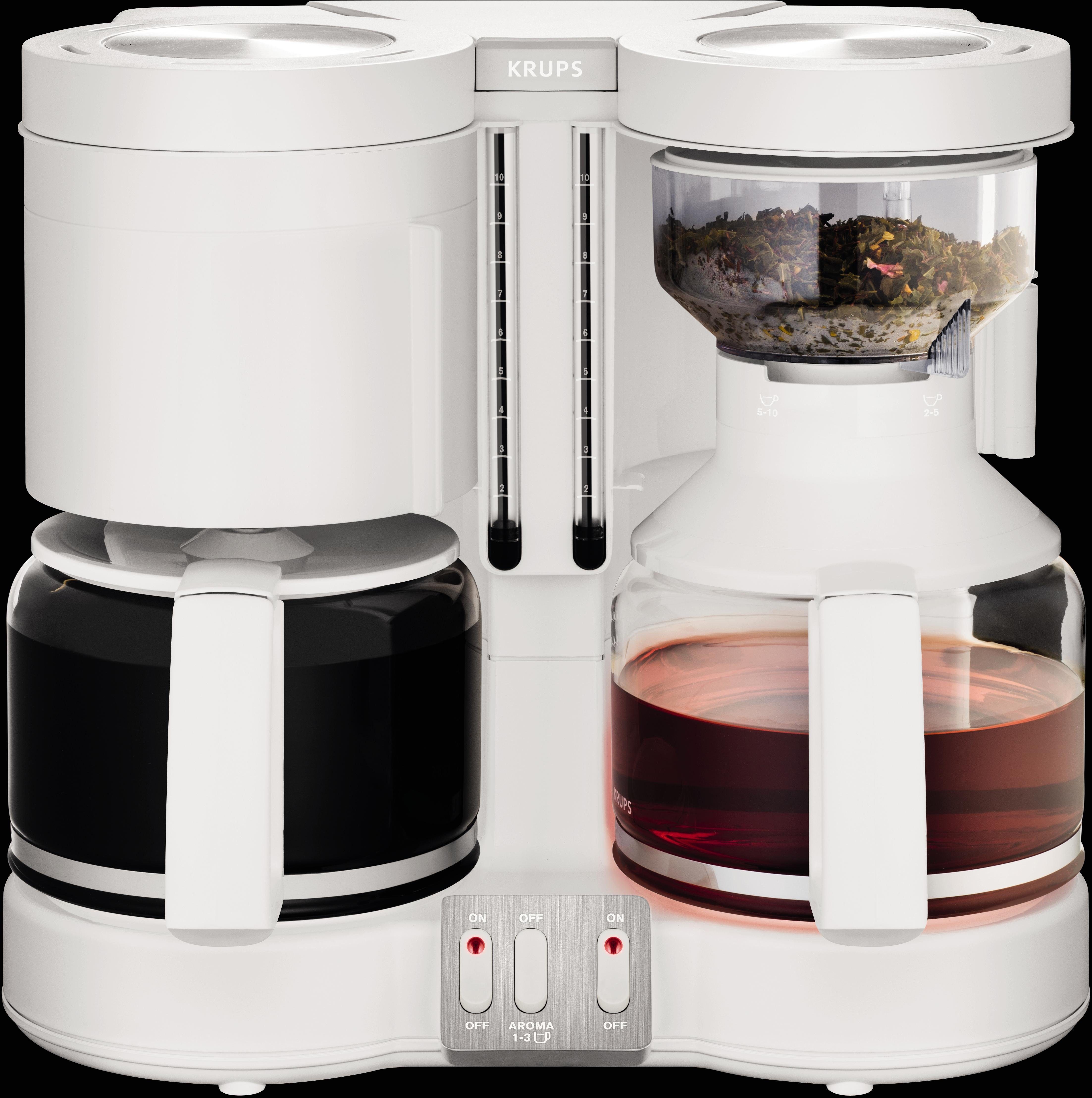 Schrikken Allergie brandwond Krups Filterkoffieapparaat Duothek Plus KM8501, 1 l, Combi-automaat voor  koffie en thee bestellen bij | OTTO