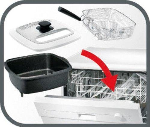 Tefal Friteuse Versalio Deluxe Capaciteit 1,3 kg, incl. spatel, regelbare temperatuur, FR4950