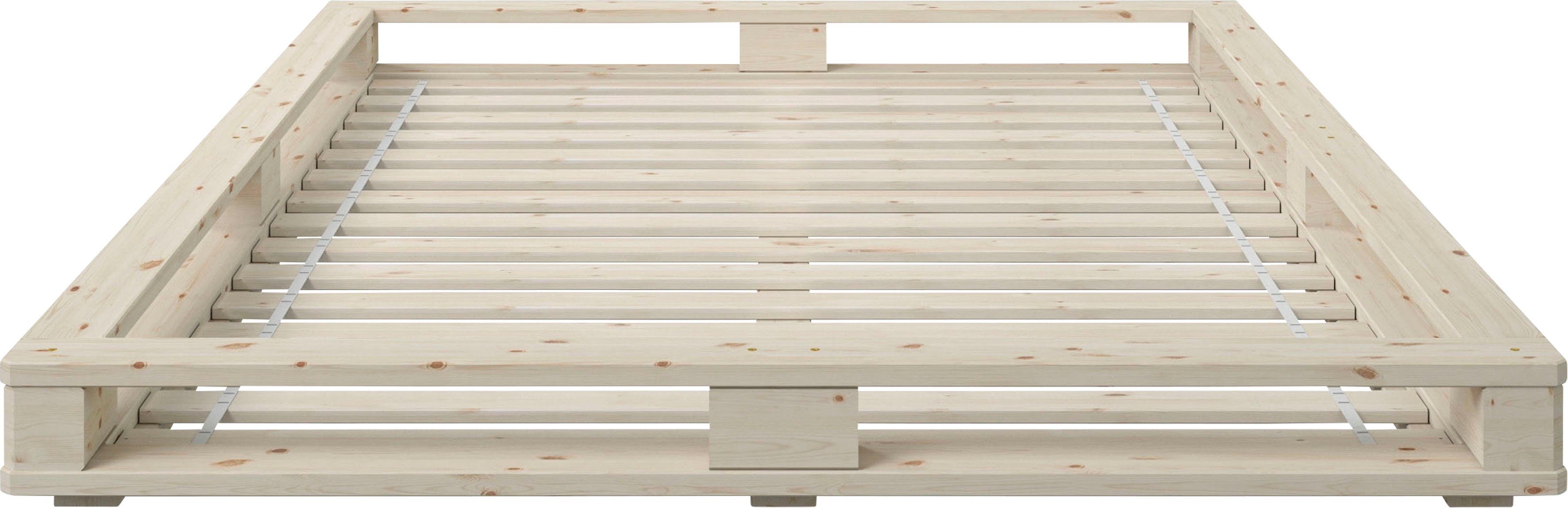 Home affaire Palletbed "PALO" BESTSELLER! Bed, gecertificeerd massief hout (grenen)