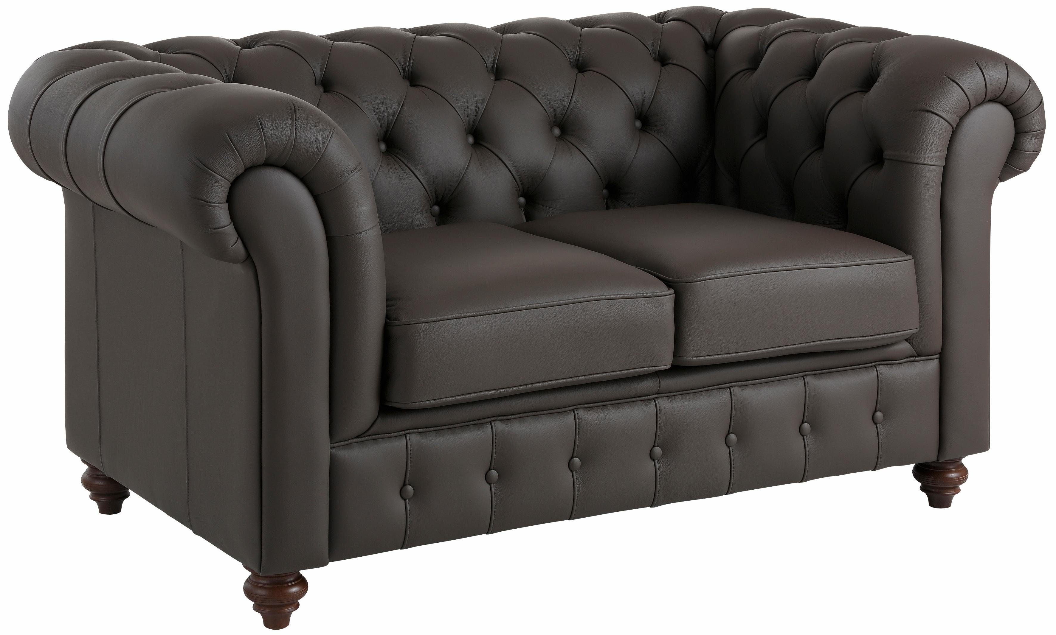 Home affaire Chesterfield-bank CHESTERFIELD met hoogwaardige knoopdetails, ook in leer