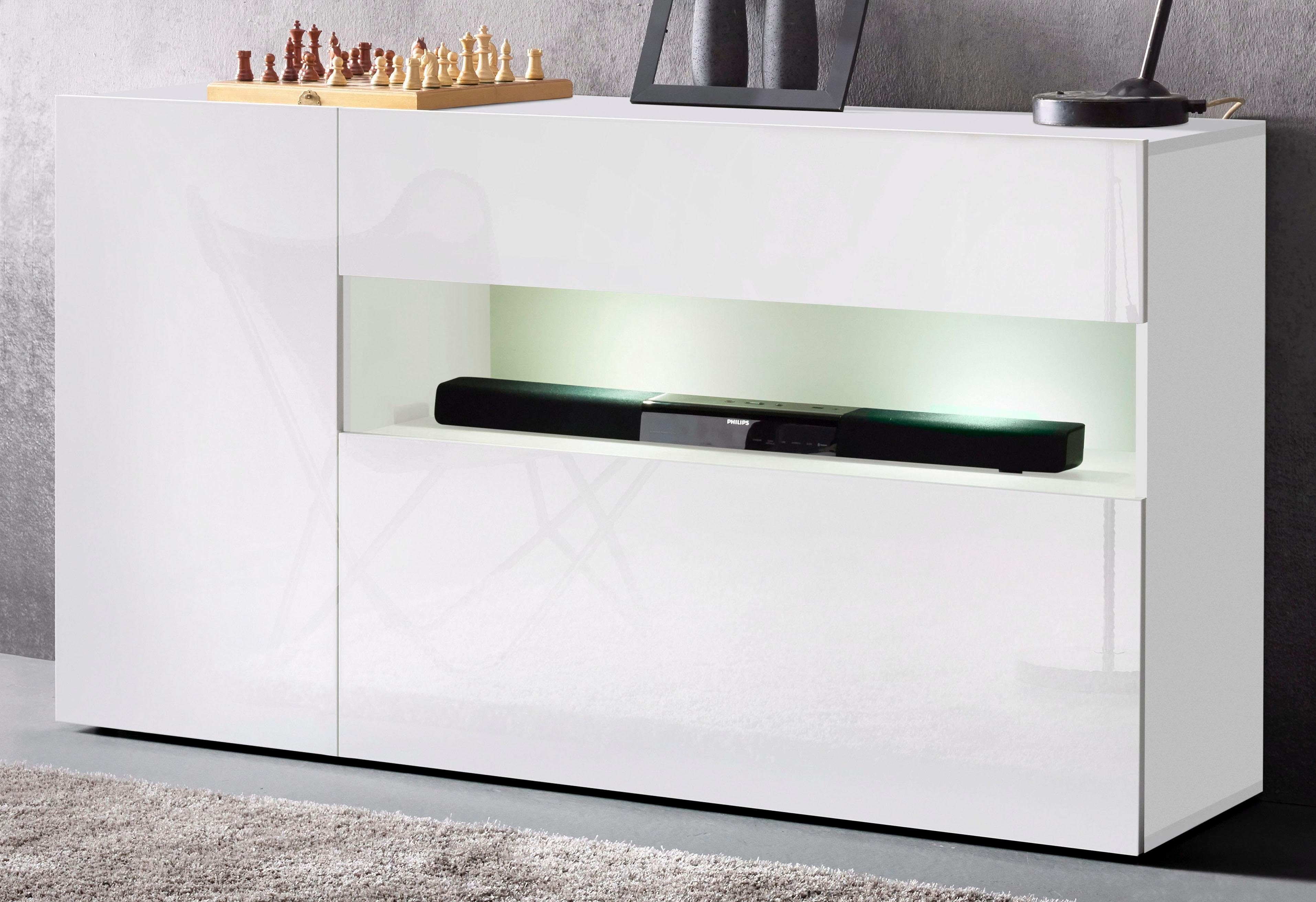 Tecnos Dressoir Breedte 140 cm, zonder verlichting