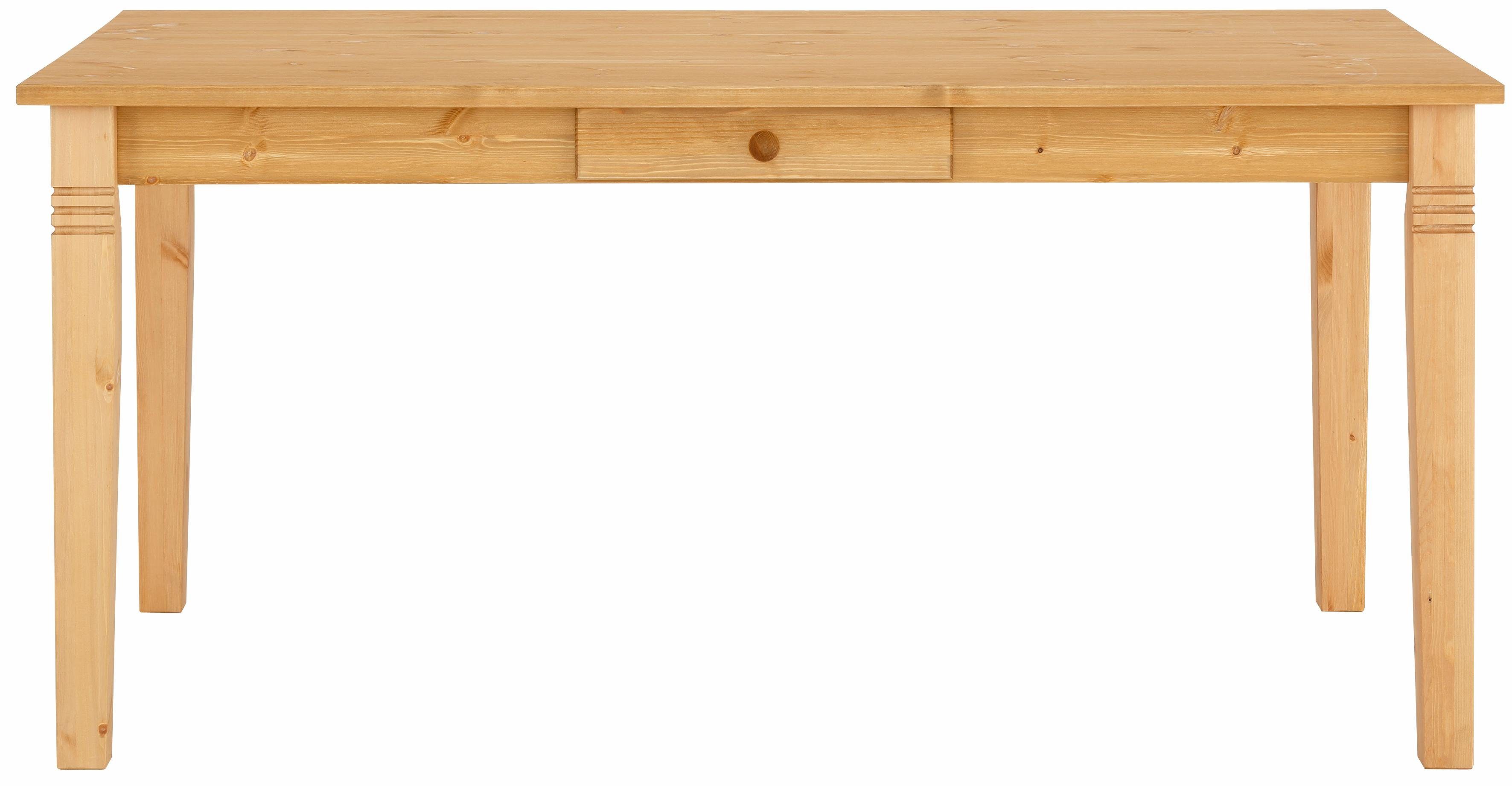 Home affaire Eettafel Danuta keuze met lade, van massief grenen, fsc®-gecertificeerd