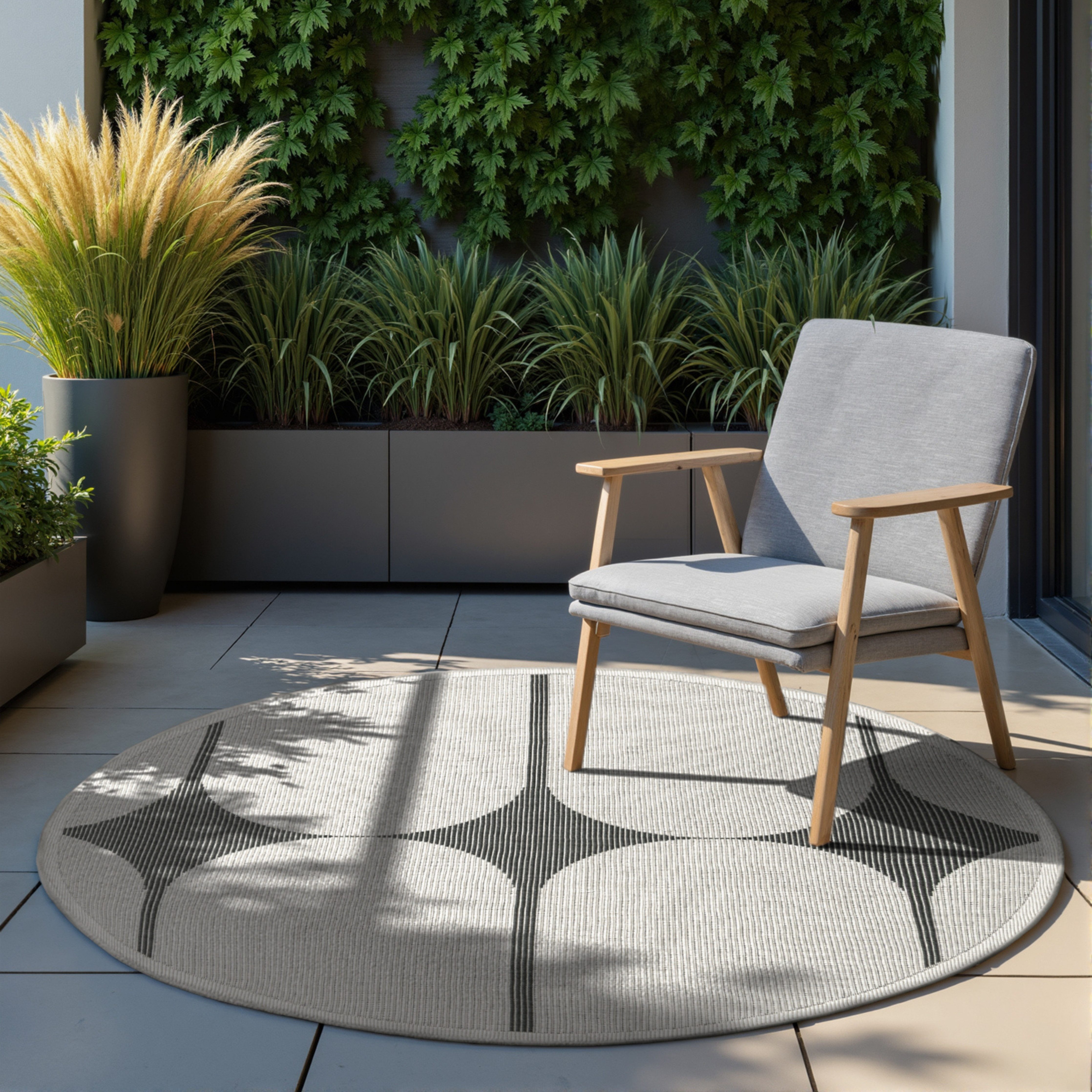 NORTHRUGS Outdoorkleed Bowen omkeerbaar tapijt buitenkleden zwart