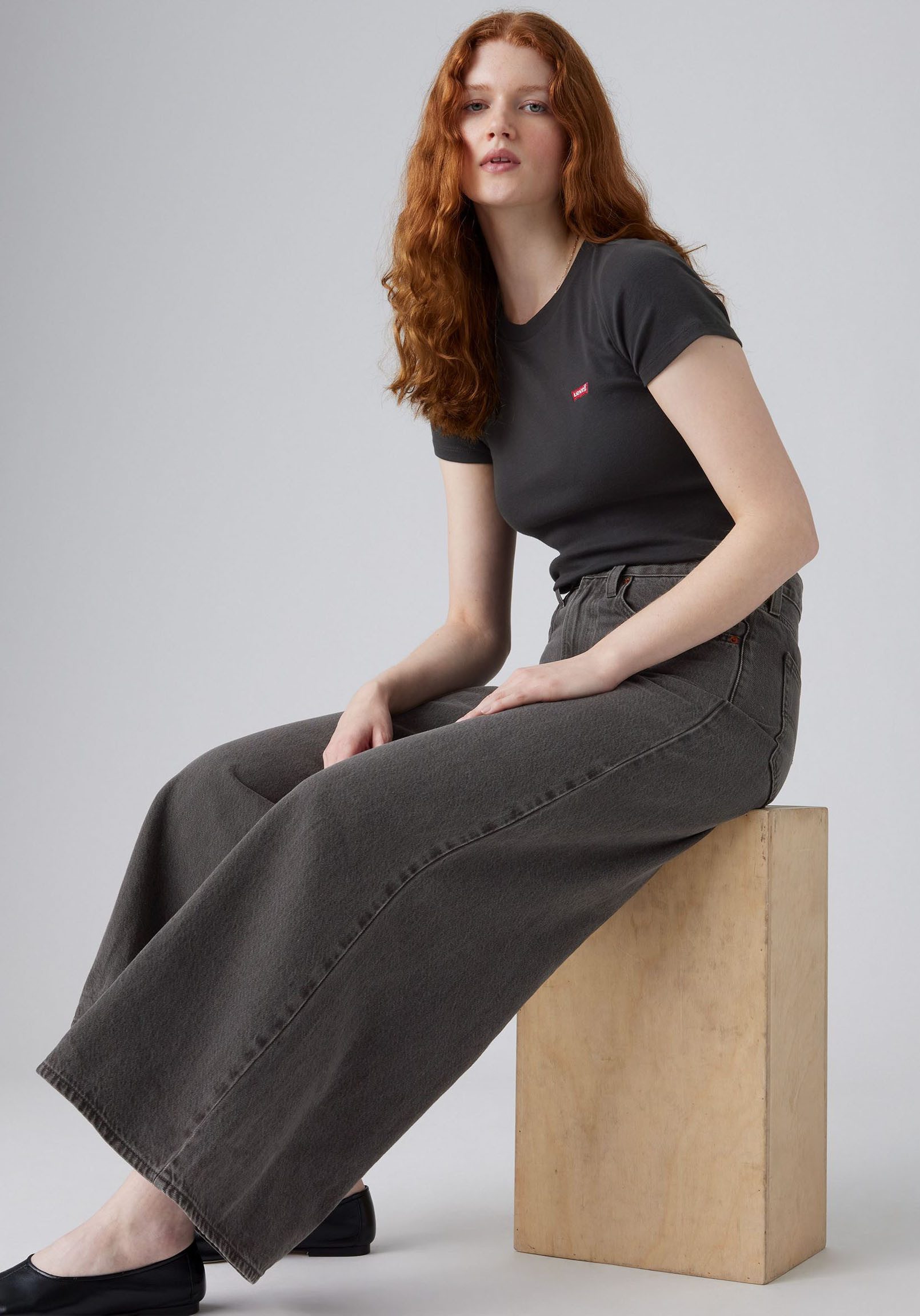 Levi's® T-shirt Mini-Logo met klein logoborduursel op borsthoogte (set, 2-delig)