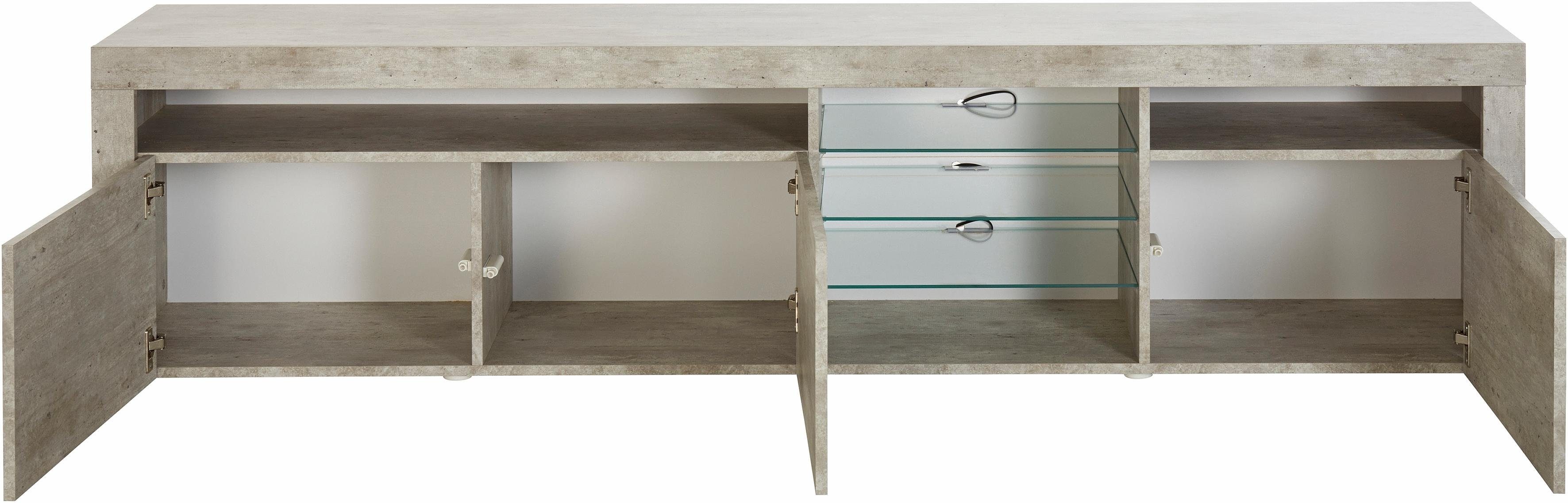 borchardt Möbel Tv-meubel Santa Fe Breedte 200 cm