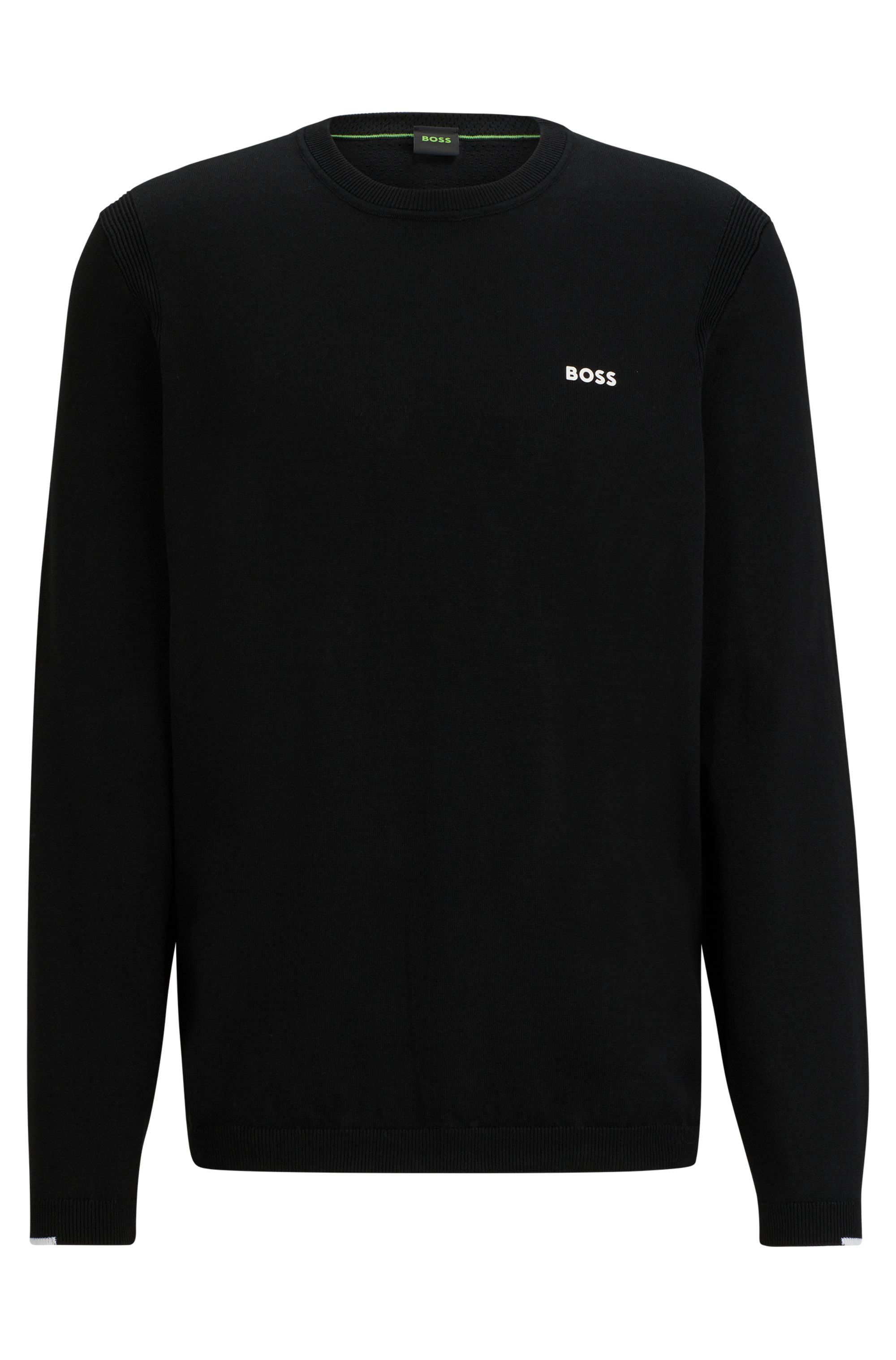 BOSS GREEN Trui met ronde hals Ever-X CN met een ronde hals