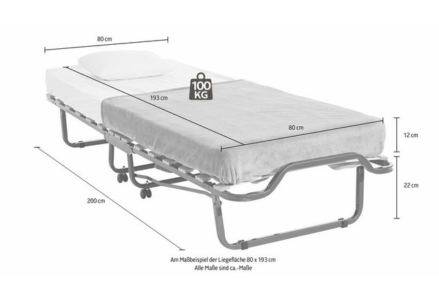 Logeerbed incl. beschermhoes Logeerbed incl. beschermhoes