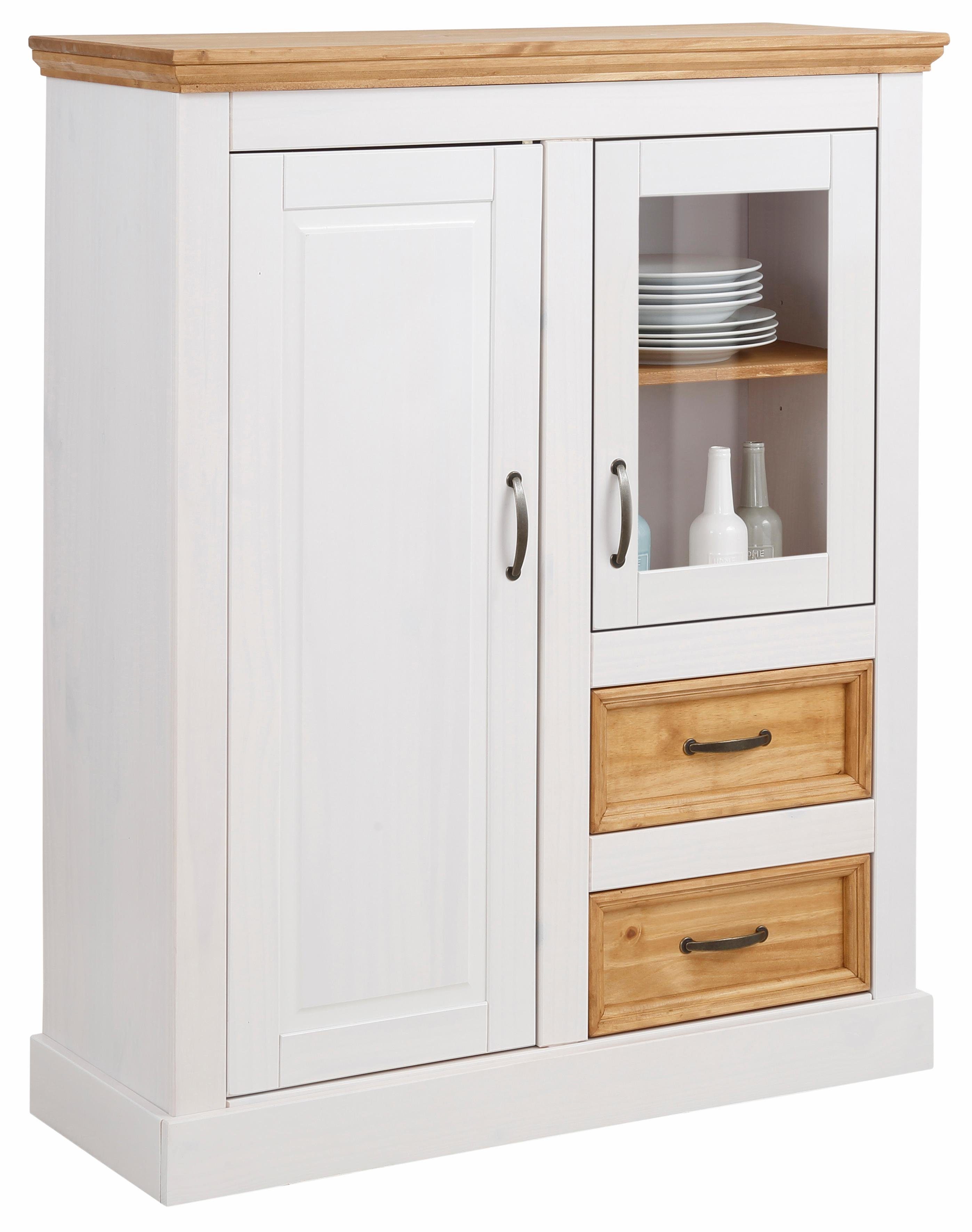 Home affaire Highboard Selma Vitrine, breedte 100 cm