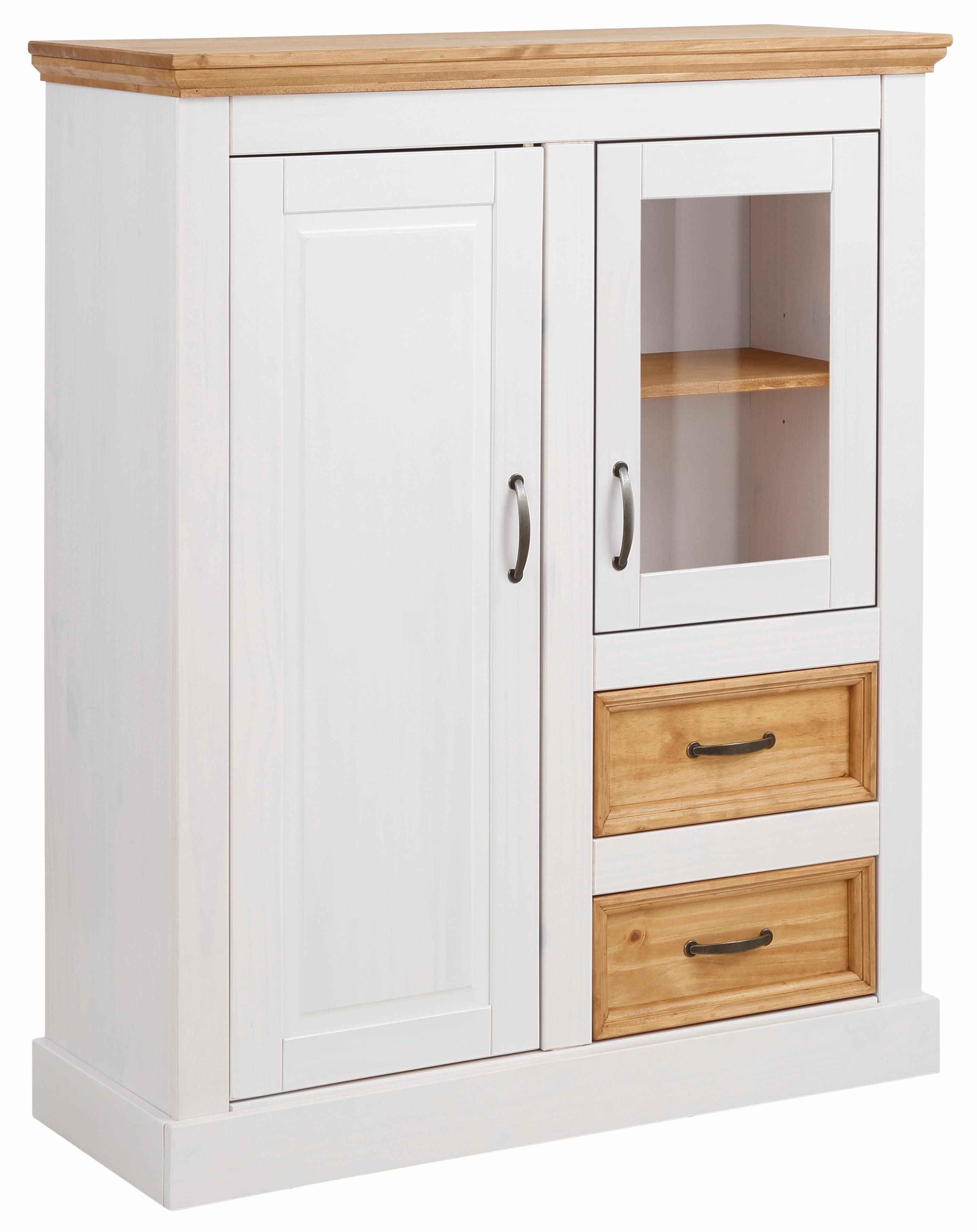 Home affaire Highboard Selma Vitrine, breedte 100 cm