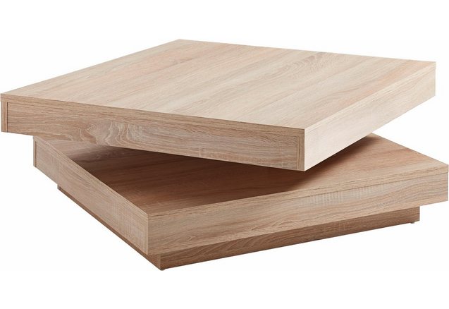 Salontafel met draaibaar blad Salontafel met draaibaar blad