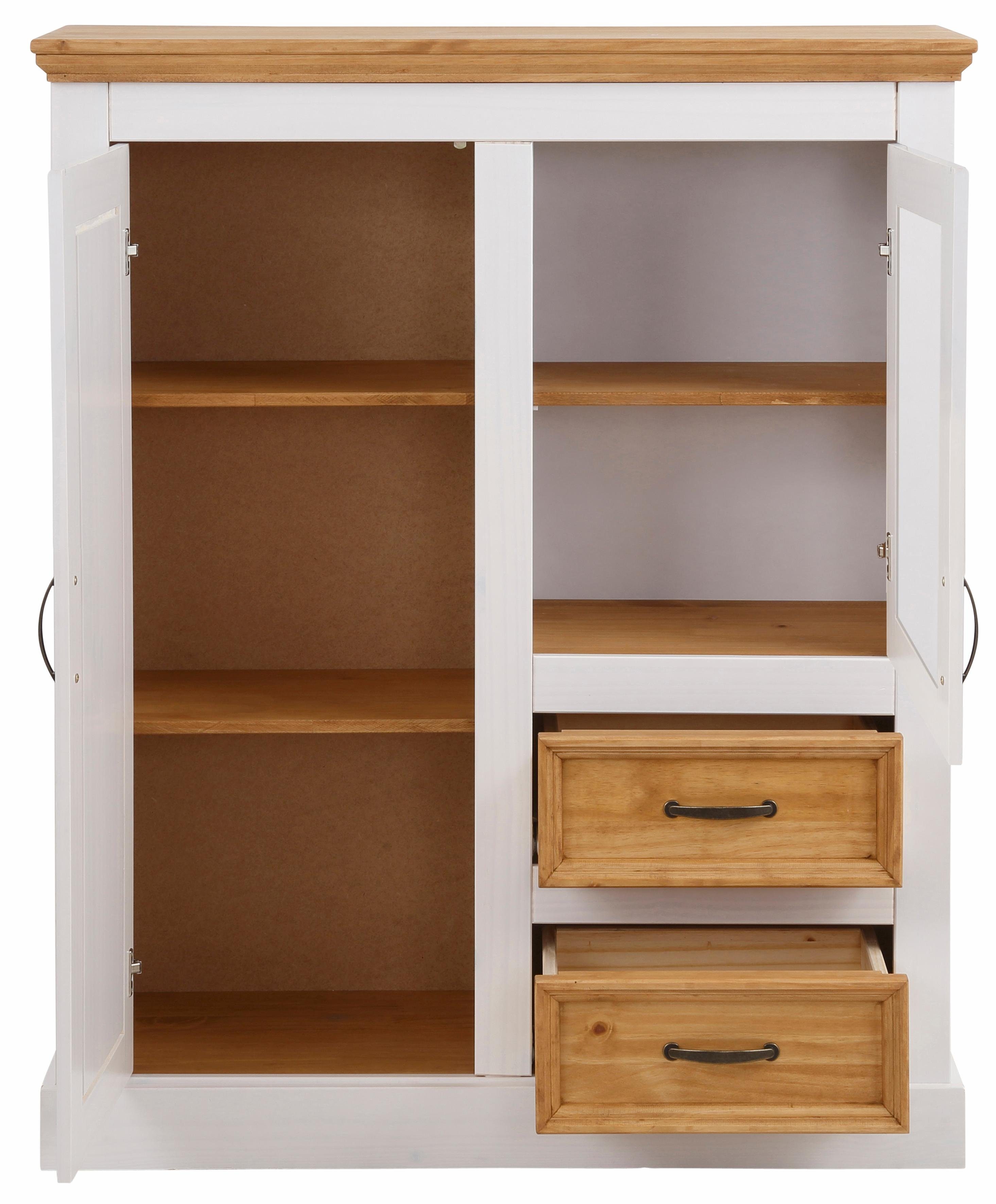 Home affaire Highboard Selma Vitrine, breedte 100 cm