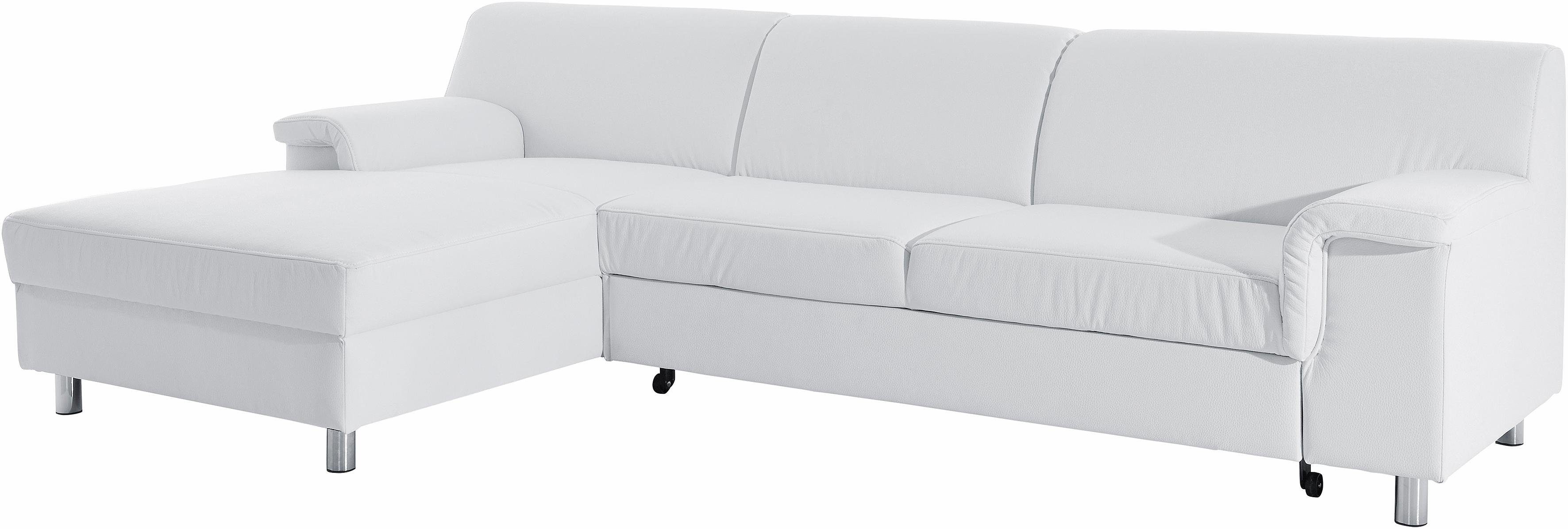 INOSIGN Hoekbank Jamie, modern en elegant, voethoogte 9cm, L-vorm