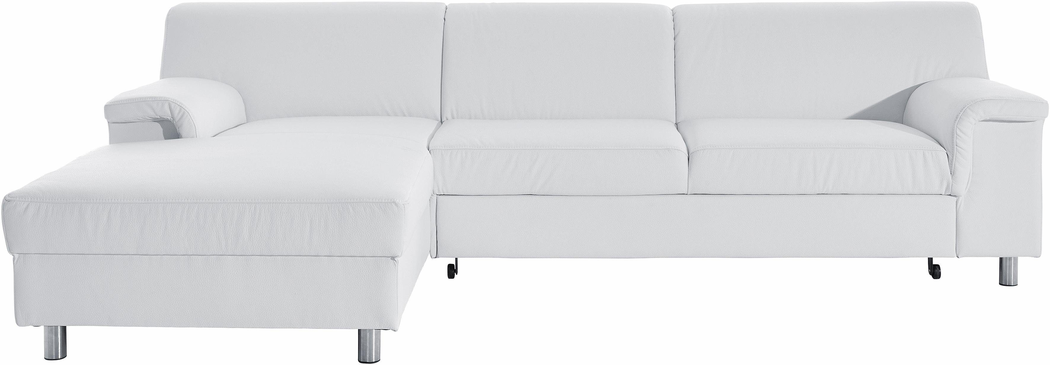 INOSIGN Hoekbank Jamie, modern en elegant, voethoogte 9cm, L-vorm