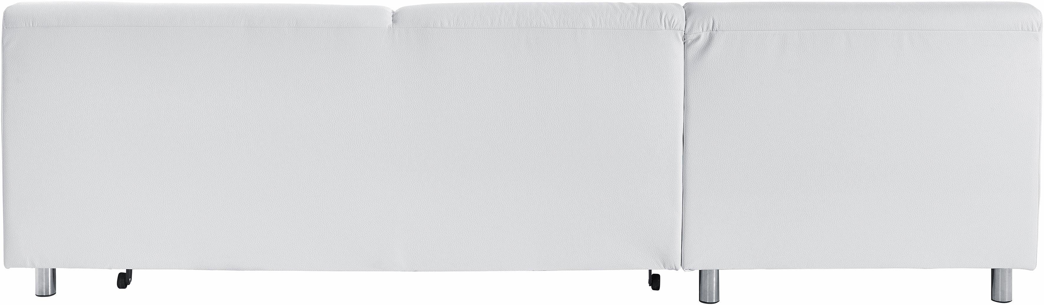 INOSIGN Hoekbank Jamie, modern en elegant, voethoogte 9cm, L-vorm