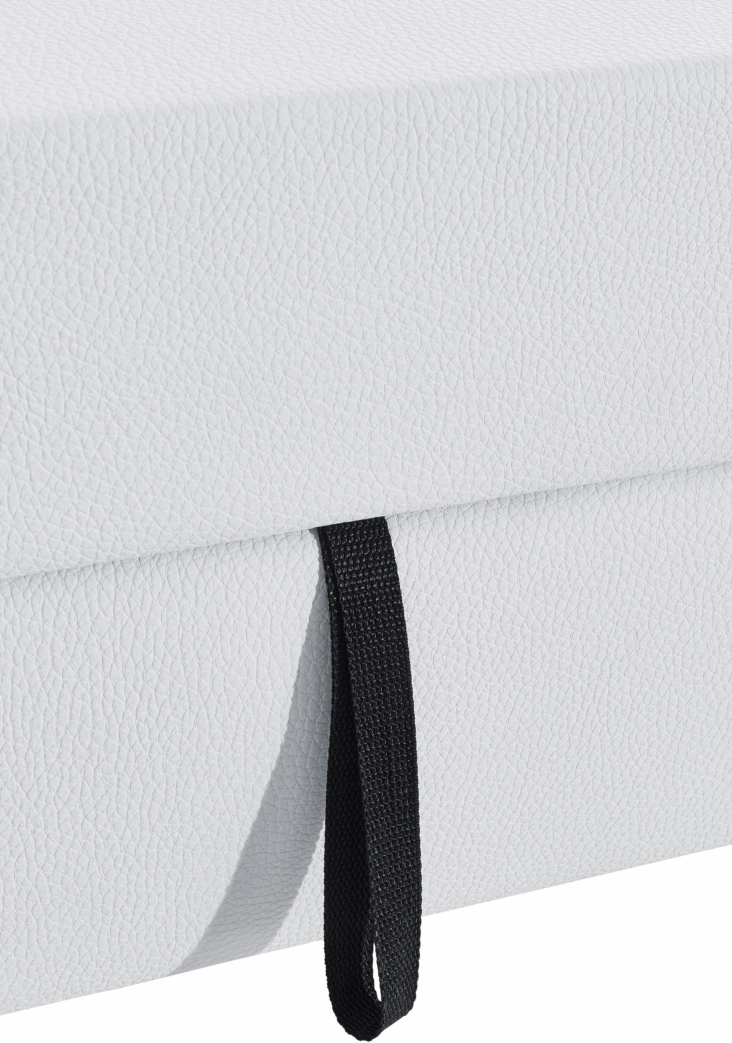 INOSIGN Hoekbank Jamie, modern en elegant, voethoogte 9cm, L-vorm