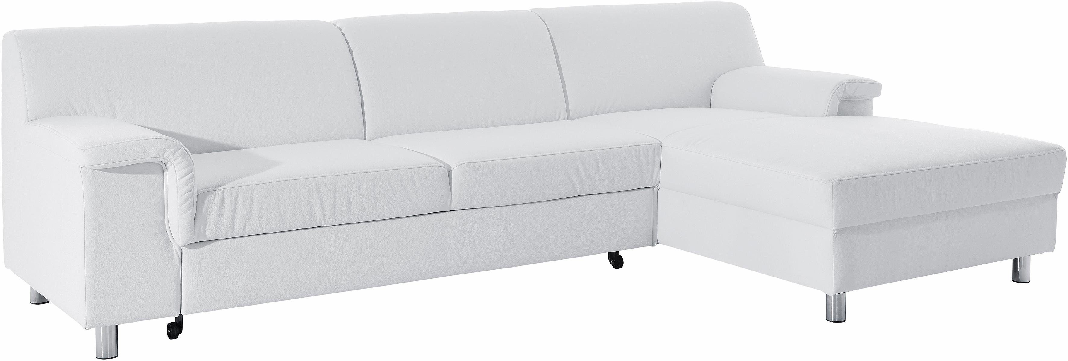 INOSIGN Hoekbank Jamie, modern en elegant, voethoogte 9cm, L-vorm