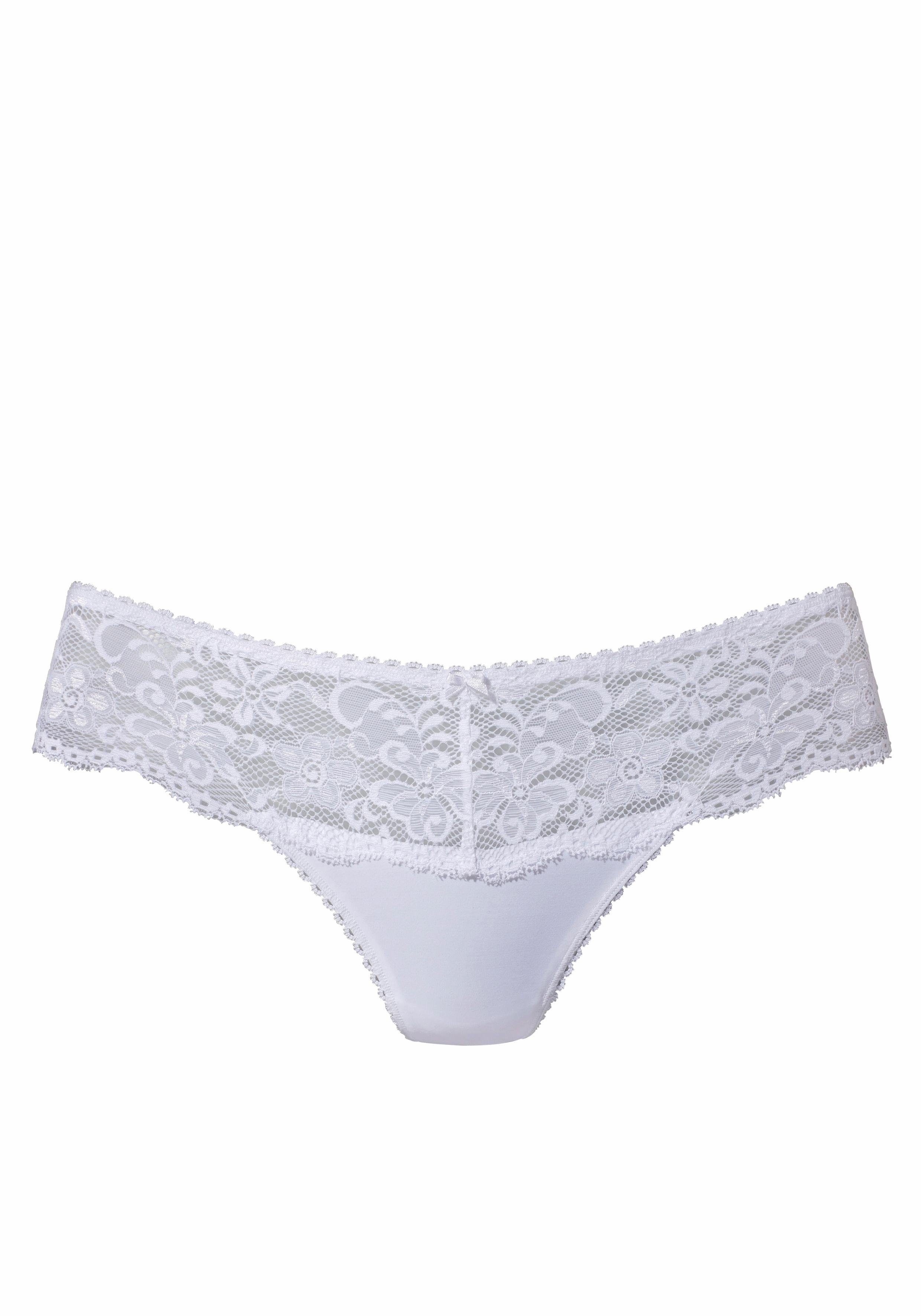 Nuance String Dessous met brede kantband (2 stuks)