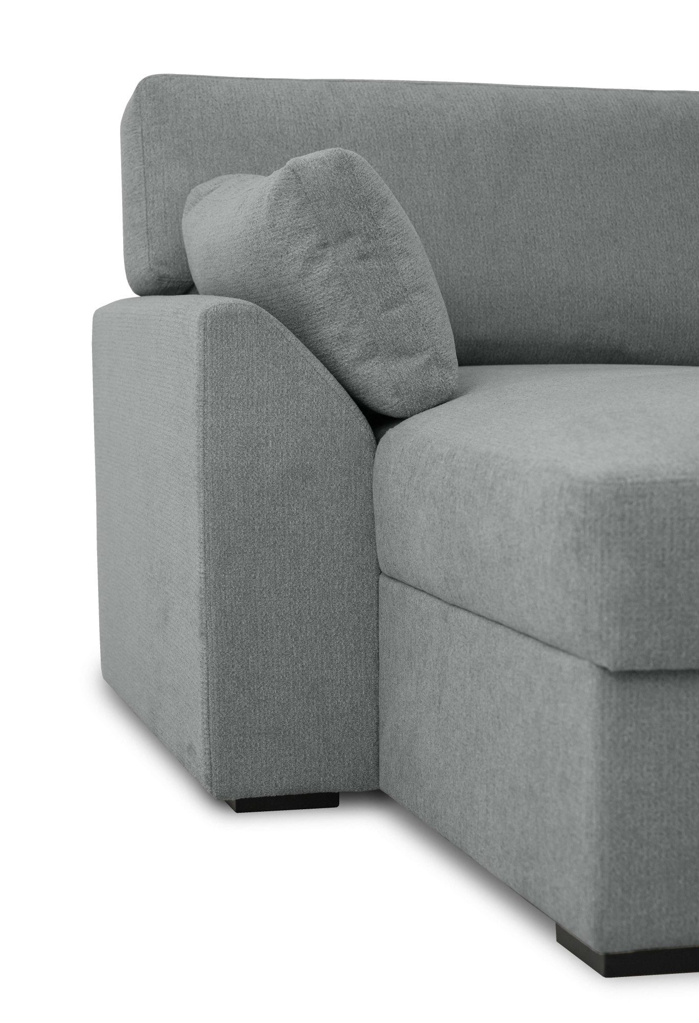 Home affaire Zithoek Citry Breedte 309 cm, chenille, bedfunctie, bedlade, U-vorm