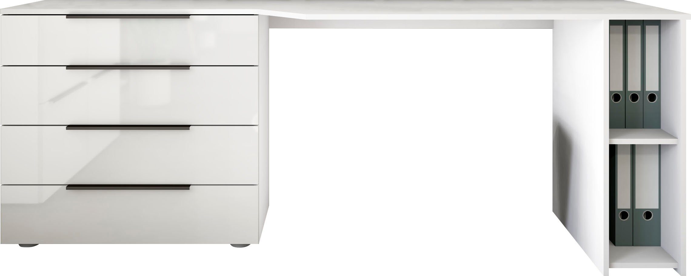 borchardt Möbel Bureau Tom met bergruimte, breedte 196 cm