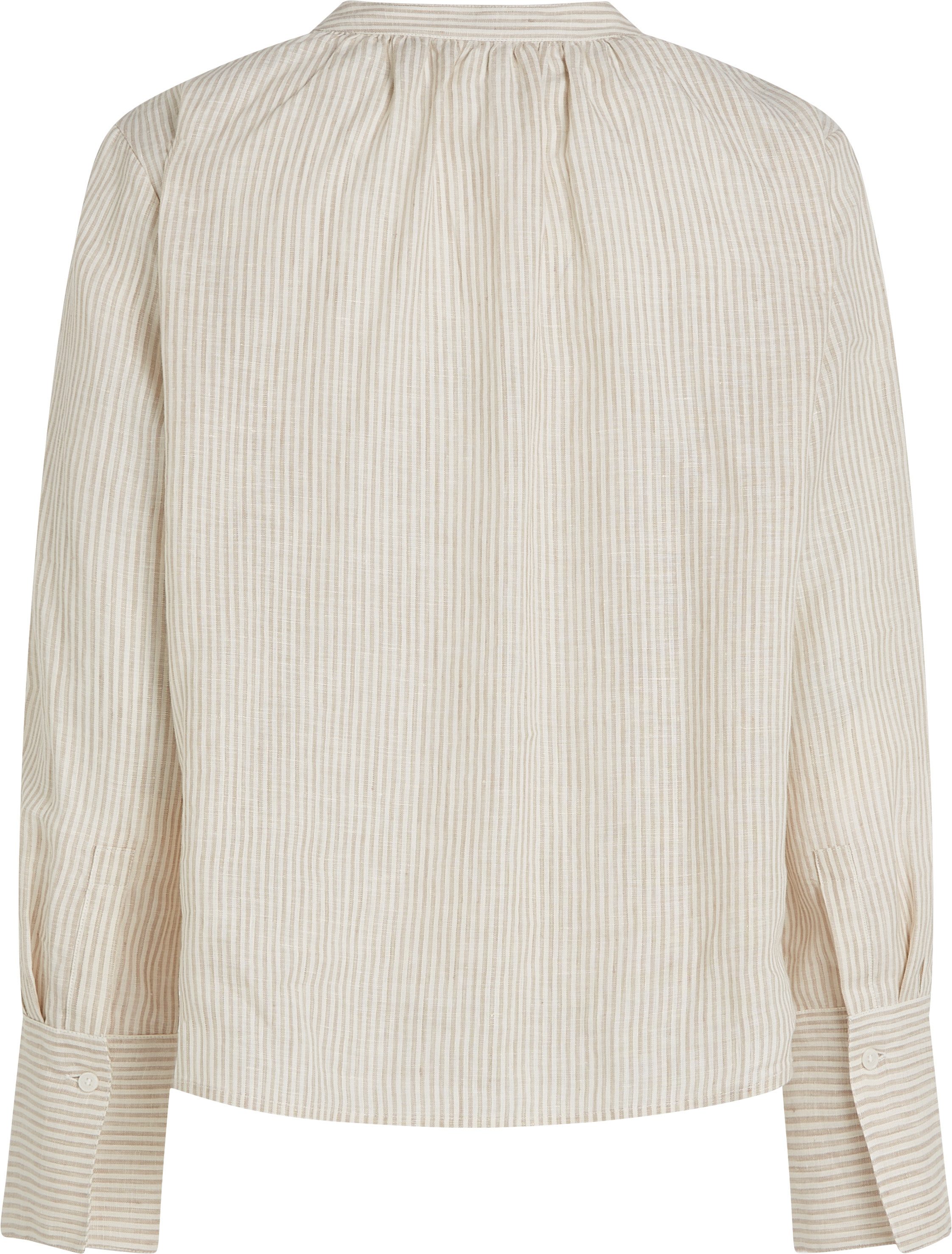 Tommy Hilfiger Klassieke blouse ESS LINEN V-NECK BLOUSE