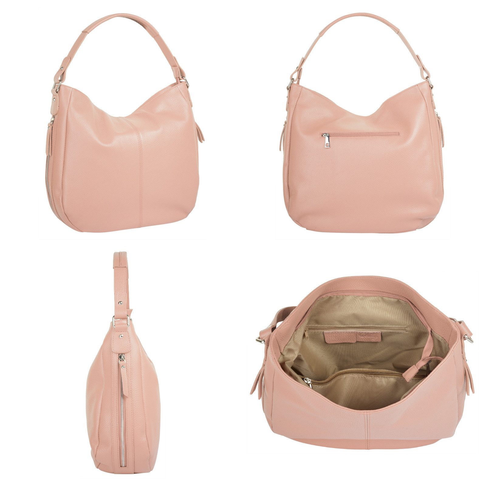 Cluty Shopper echt leer, made in italy