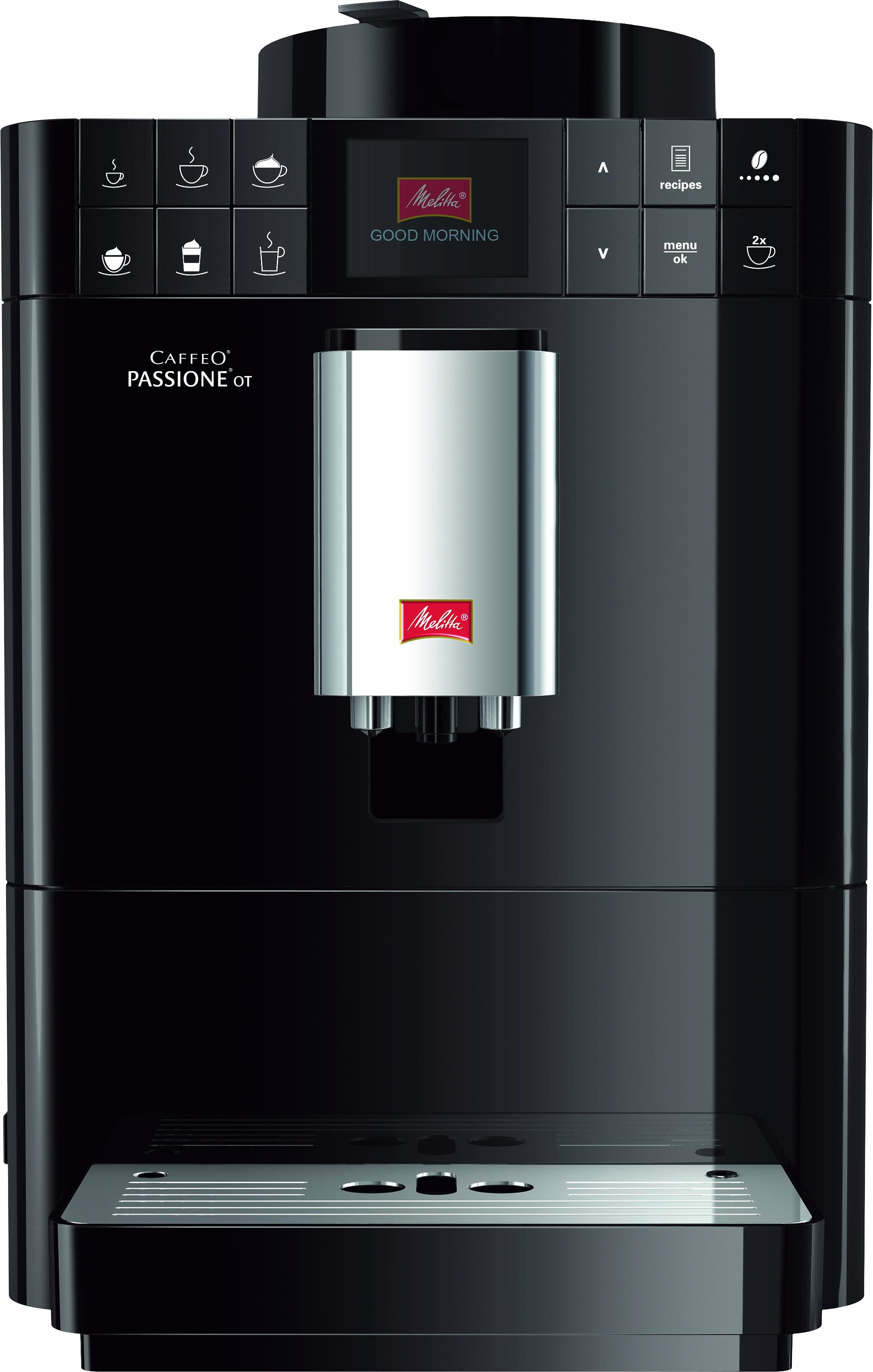 Melitta Volautomatisch koffiezetapparaat Passione® One Touch F53/1-101, zilverkleur, One-touch-functie , per kopje precies de juiste hoeveelheid versgemalen bonen