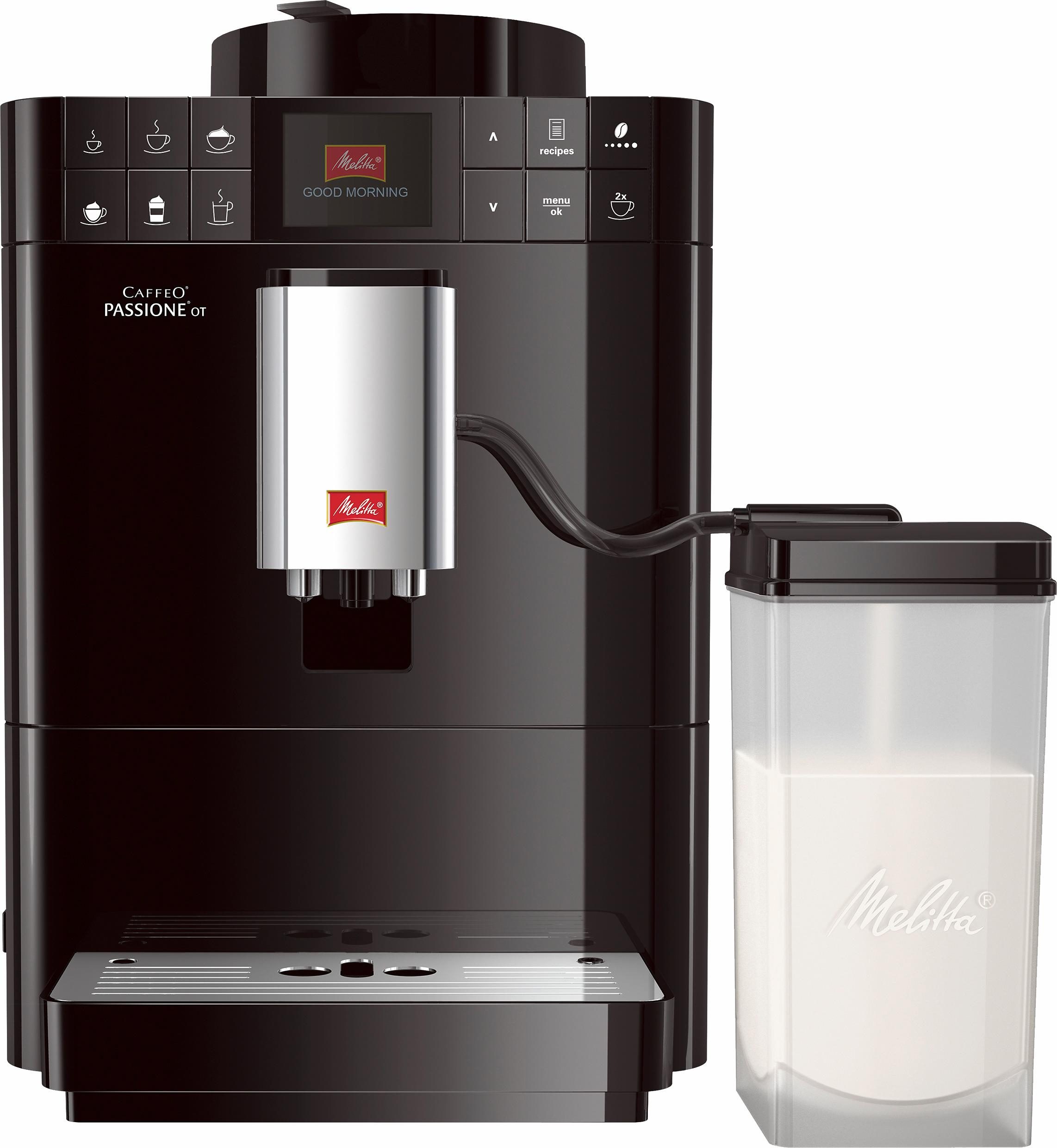 Melitta Volautomatisch koffiezetapparaat Passione® One Touch F53/1-101, zilverkleur, One-touch-functie , per kopje precies de juiste hoeveelheid versgemalen bonen