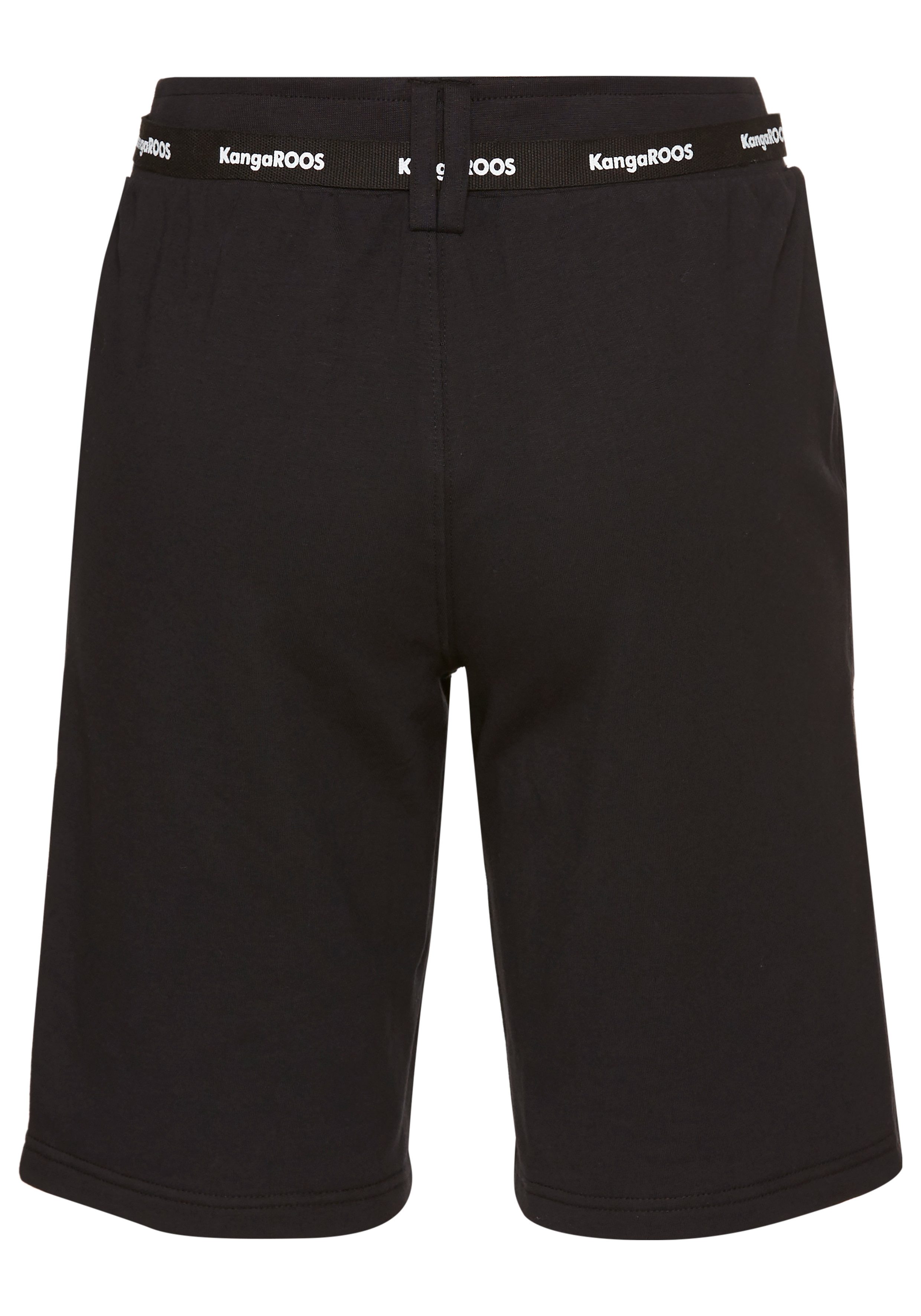KangaROOS Bermuda met logoriem (2-delig)