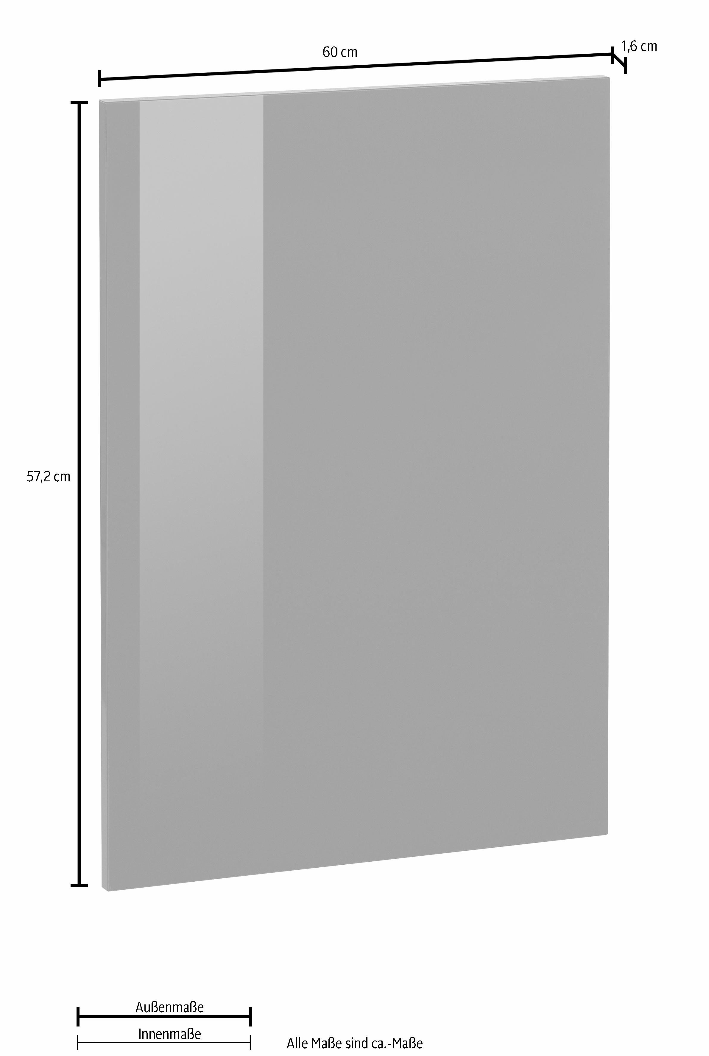 OPTIFIT Frontstrook Bern voor deels integreerbare inbouwvaatwasser, hoogte 57,2 cm