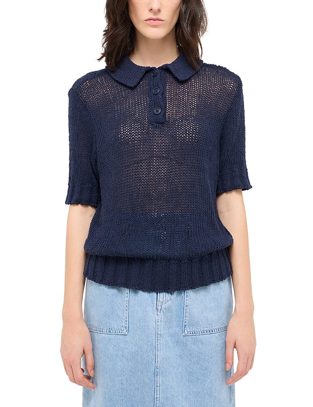 MUSTANG Sweater Dames stijl Lolita dames sweaters maat M blauw