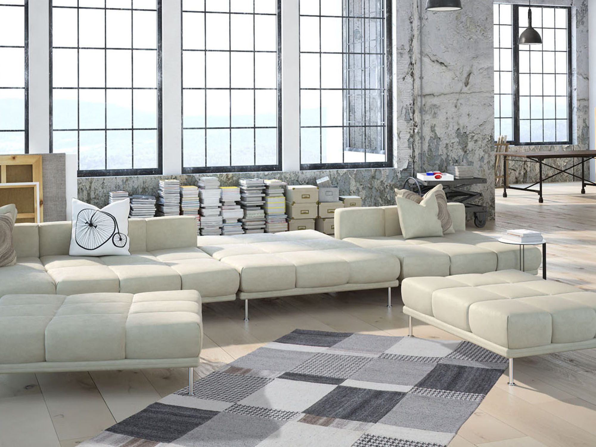 Kayoom Vloerkleed Liana 210 Handgemaakte zijde tapijt, uniek stuk, met echtheidscertificaat moderne vloerkleden beige