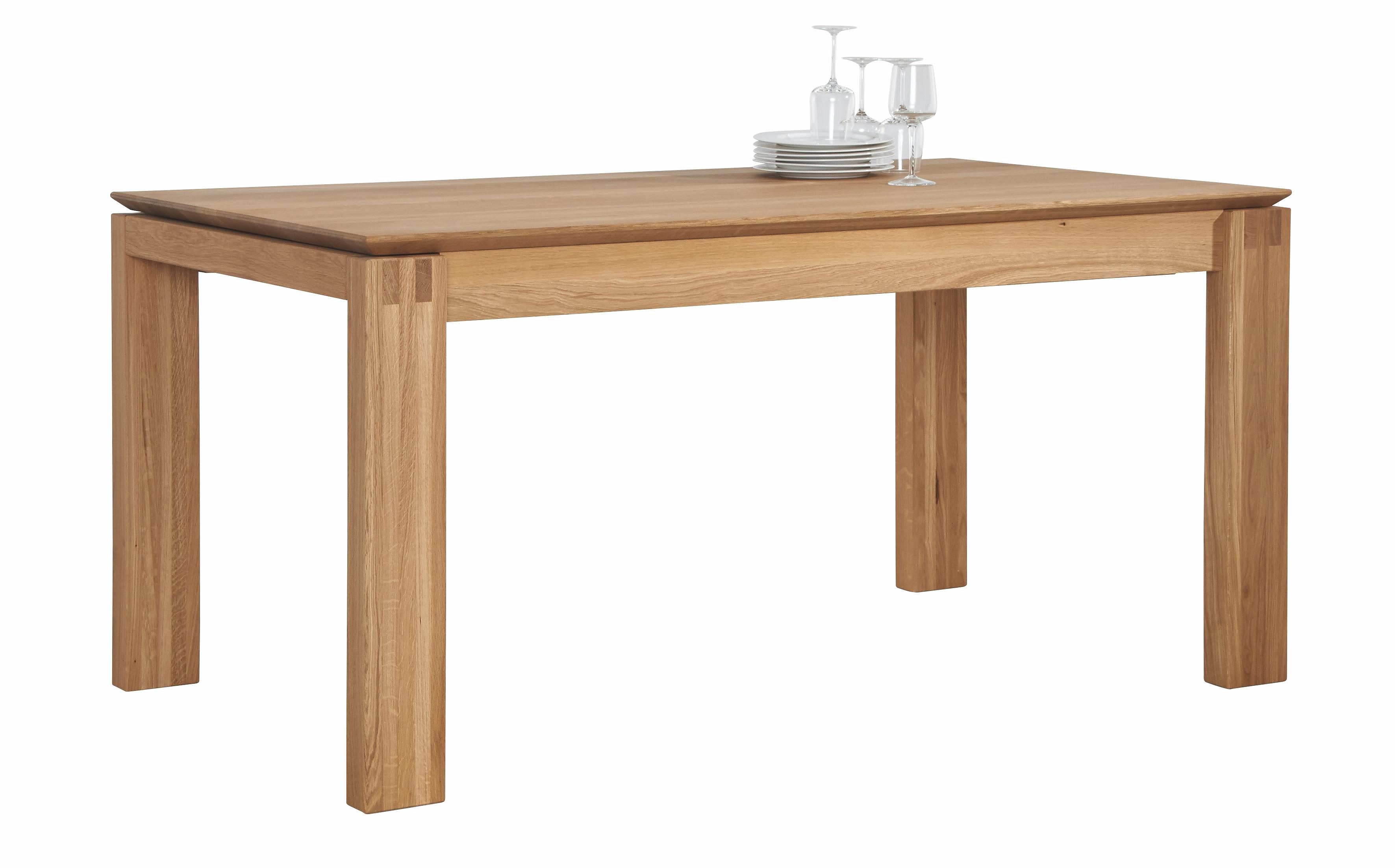 Home affaire Eettafel Dundee uitschuifbaar van 160 tot 240 cm eettafels beige