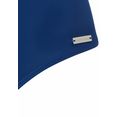 lascana badpak in wikkel-look met een modellerend effect blauw