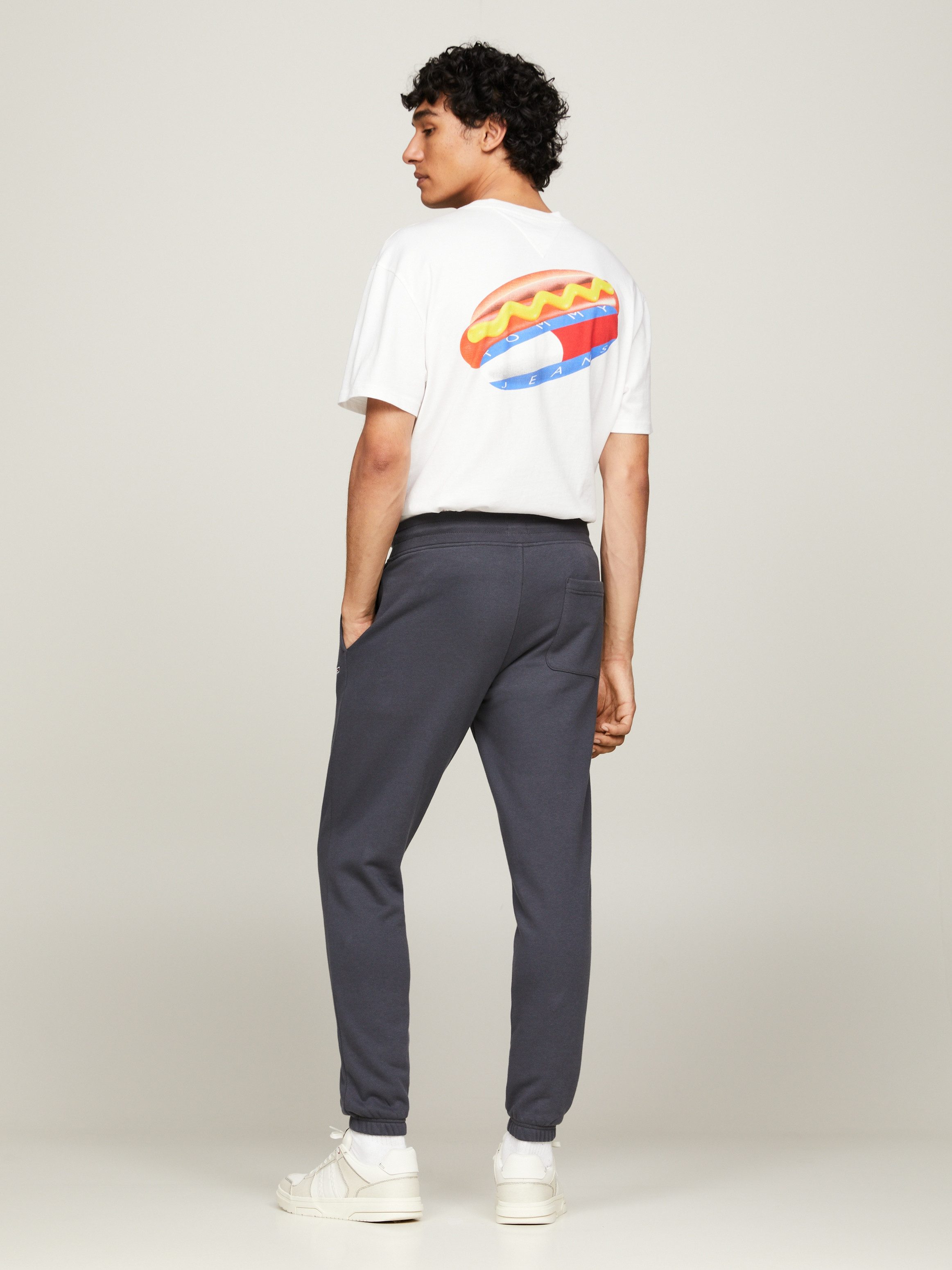 TOMMY JEANS Sweatbroek TJM SLIM S FLAG SWEATPANT