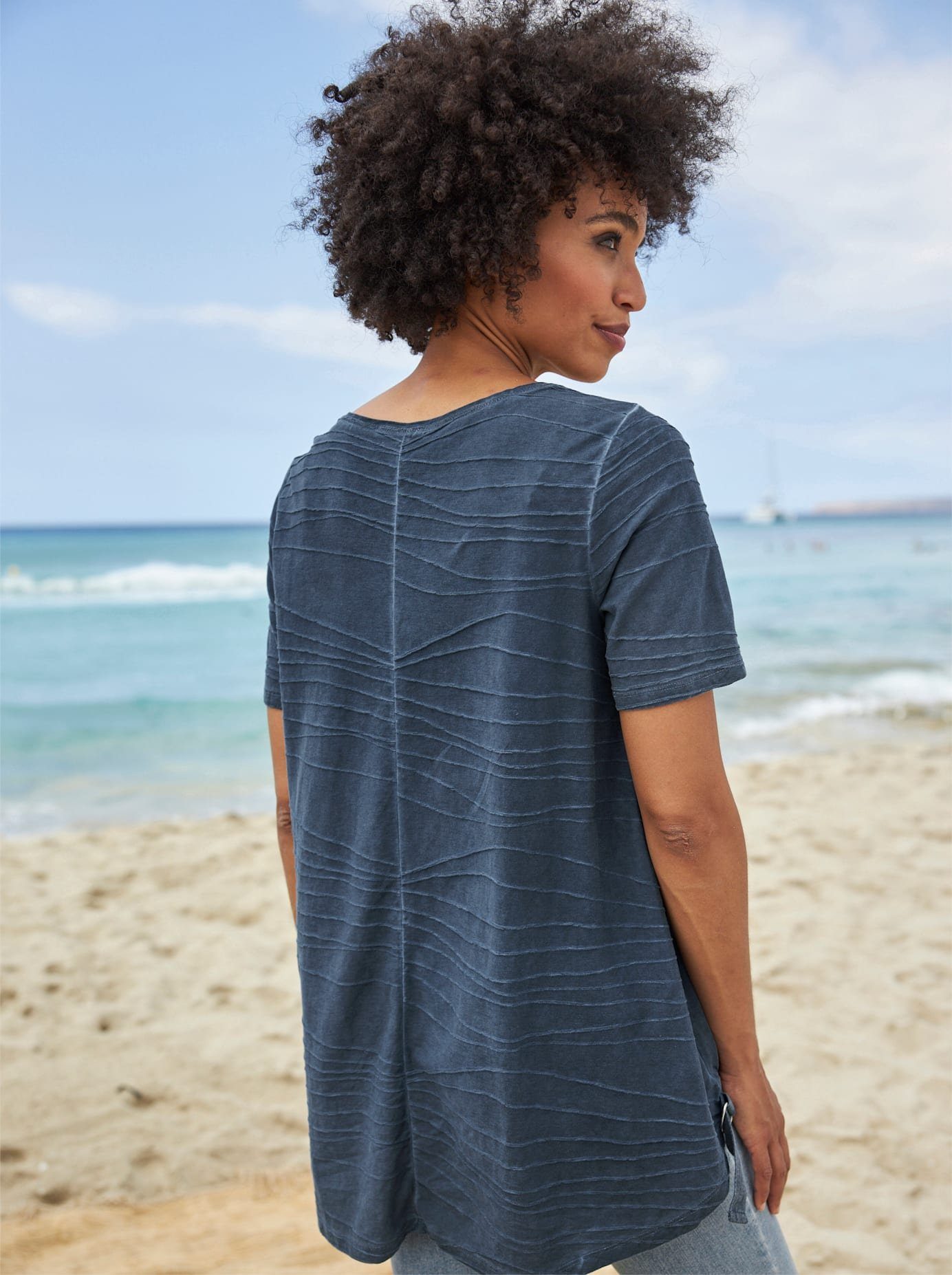 heine Shirt met ronde hals Lang shirt (1-delig)