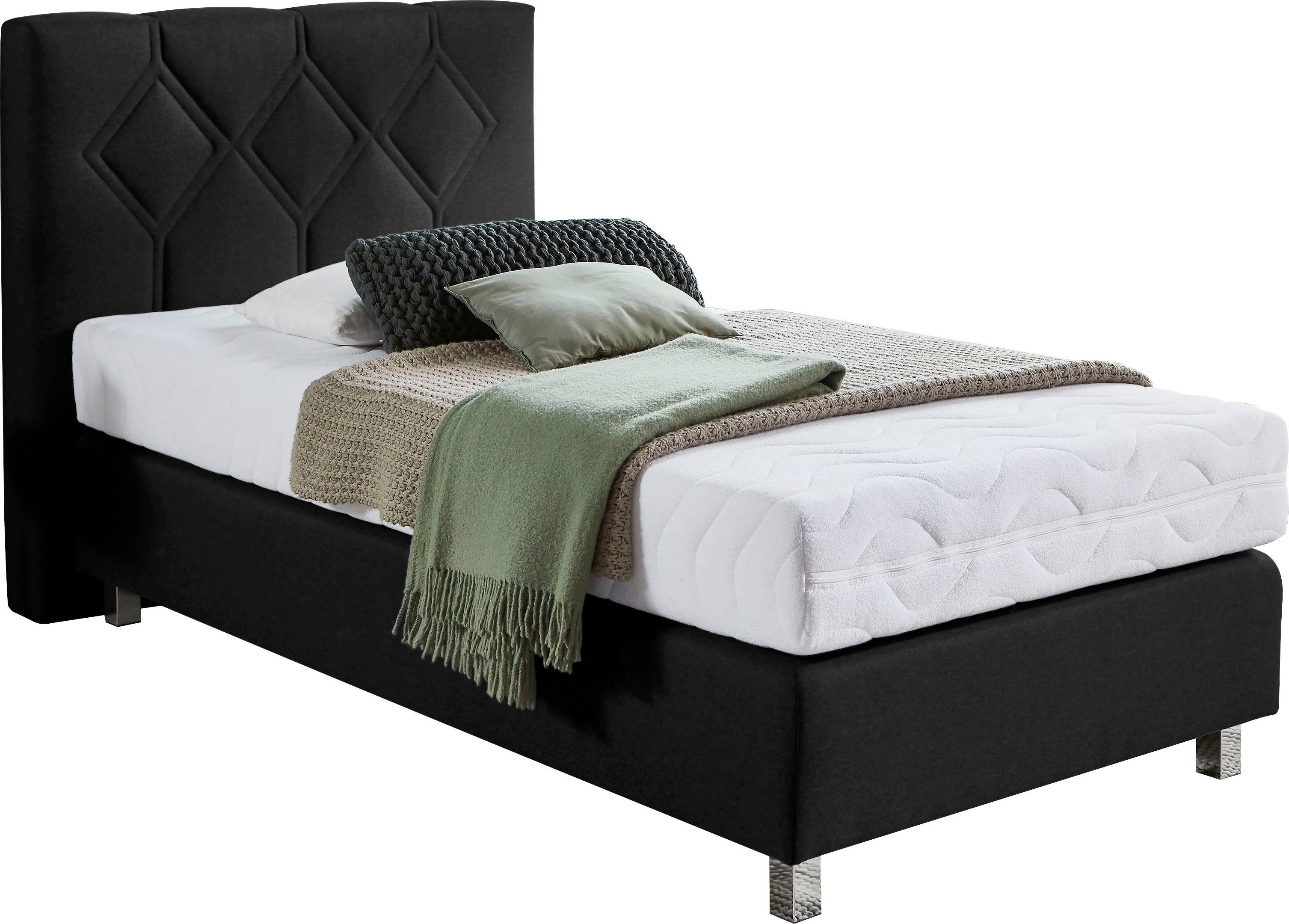 Westfalia Polsterbetten Boxspring Phönix boxsprings zwart